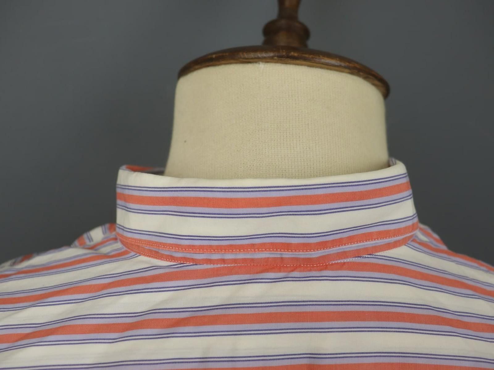 Lacoste Lacoste Multi Striped Collared Chest Button-Up Shirt Size 46 Size US M / EU 48-50 / 2 - 7 Thumbnail