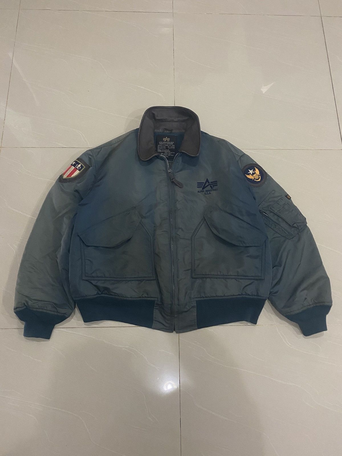Alpha Industries Alpha Industries Inc Bomber Jacket Sun Faded Size US XL / EU 56 / 4 - 1 Thumbnail