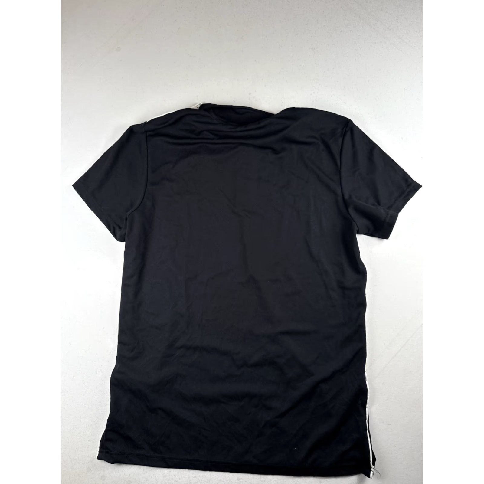 Adidas adidas Shirt Mens XL Black Climalite Soccer Jersey Short Sleeve Crew Neck Moisture Wicking Size US XL / EU 56 / 4 - 7 Thumbnail
