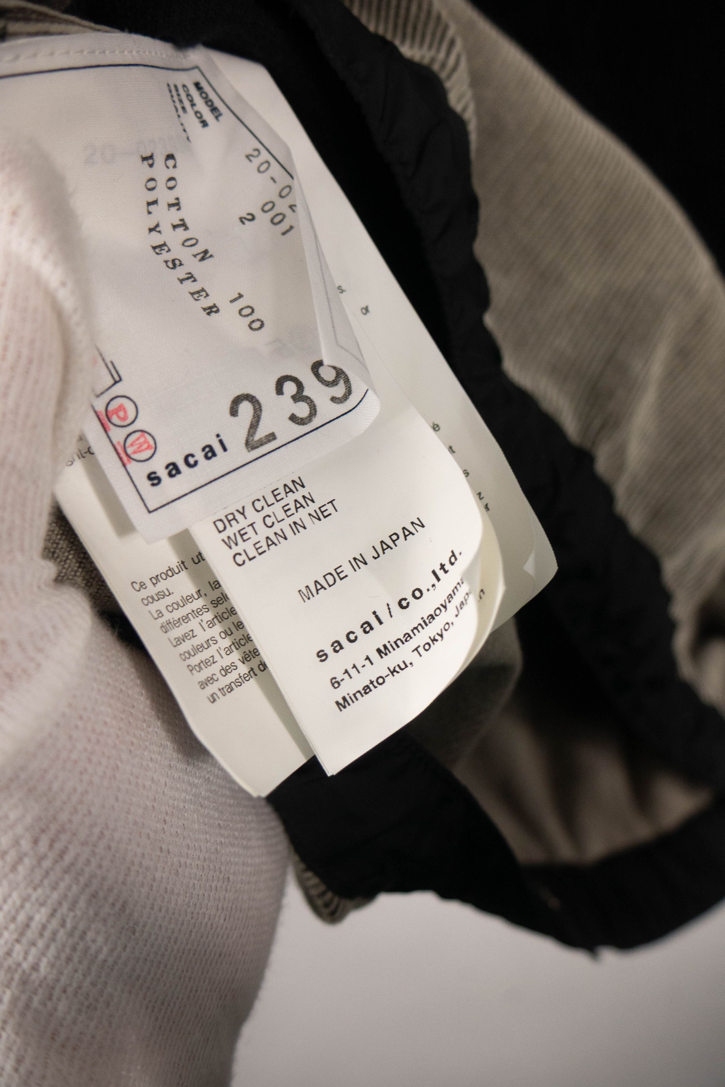 Sacai Sacai shirt flanel – streetwear, aesthetic y2k Size US M / EU 48-50 / 2 - 12 Thumbnail
