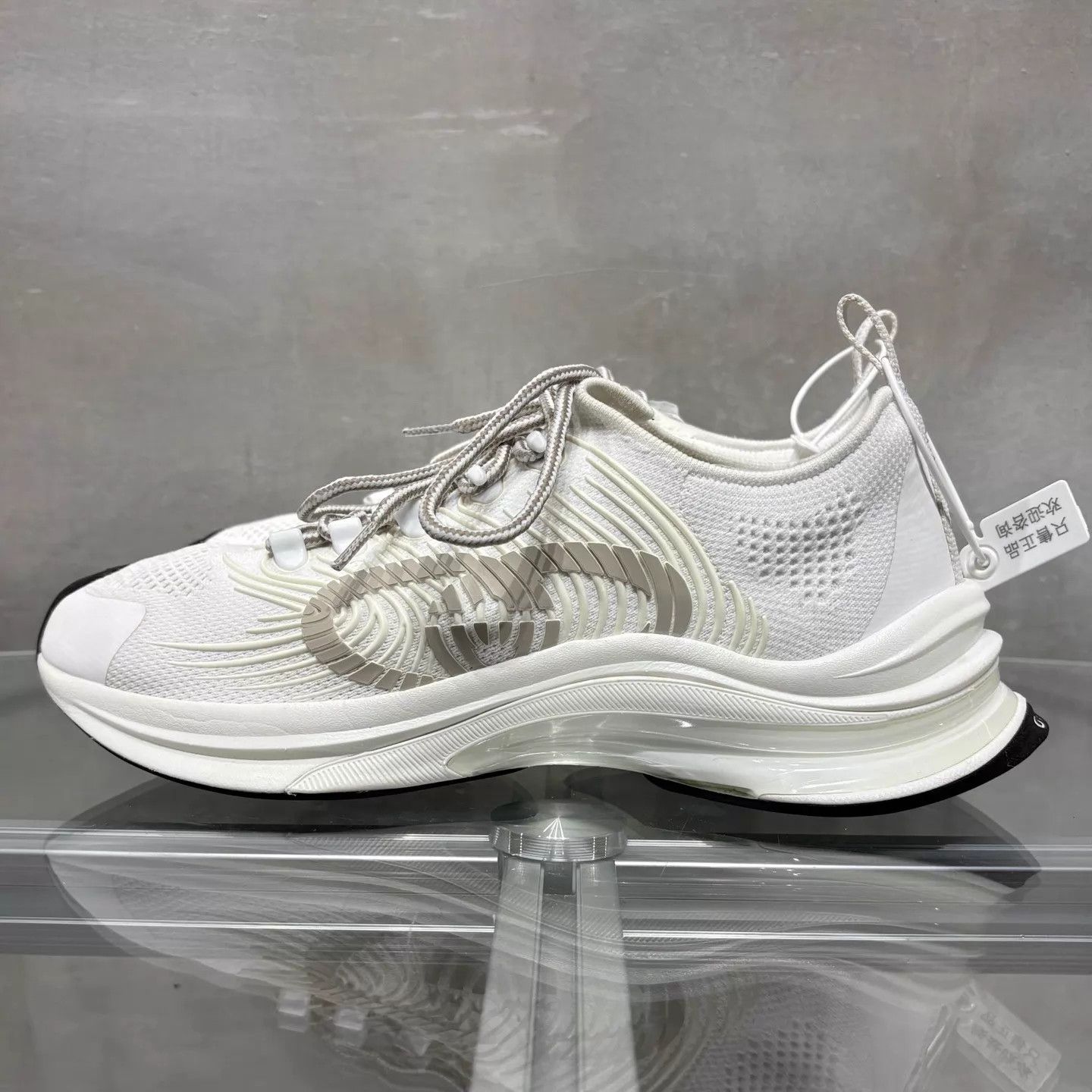 Gucci Gucci RUN White Sneakers 42.5 Size US 9.5 / EU 42-43 - 3 Thumbnail
