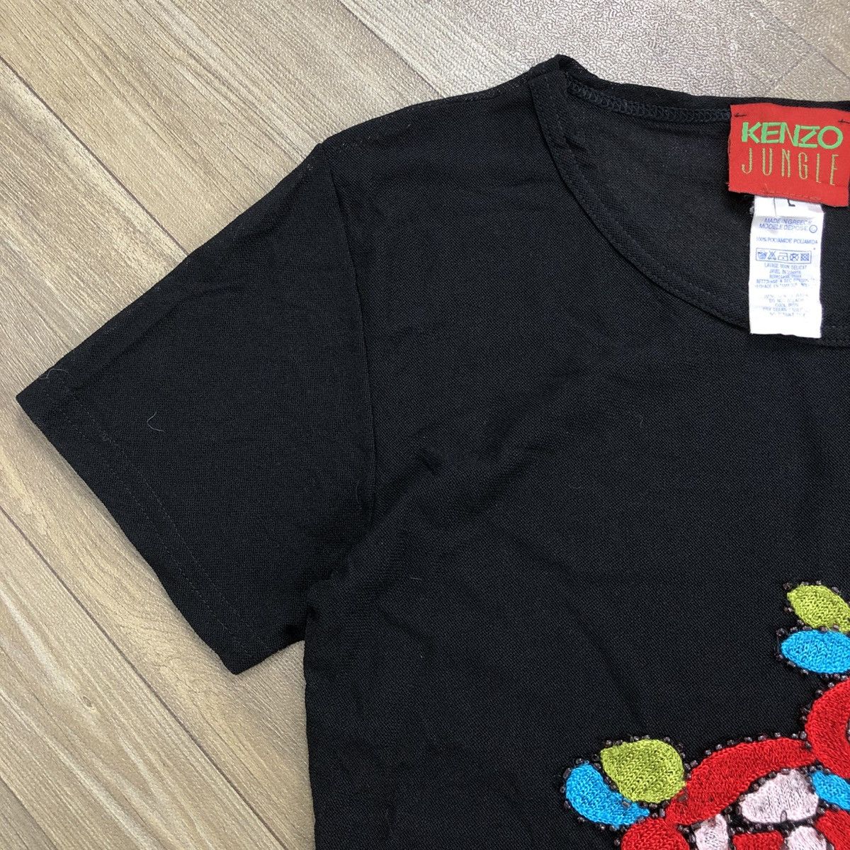 Japanese Brand × Kenzo × Vintage Vintage Kenzo Jungle Art Designer Transparent Tee Size M / US 6-8 / IT 42-44 - 5 Thumbnail