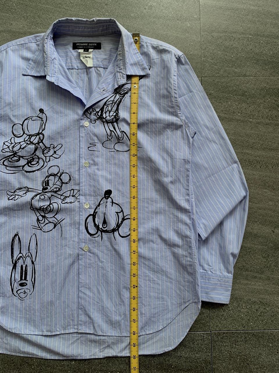 Comme des Garcons Homme Deux FREE TAX! Disney Mickey Mouse Collabs Ls Shirt Size US M / EU 48-50 / 2 - 12 Thumbnail