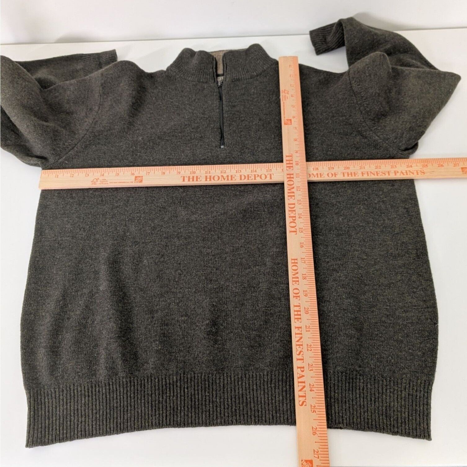Beretta Beretta Lambswool 1/4 Zip Sweater Mens Size XL Dark Green Size XL / US 12-14 / IT 48-50 - 14 Thumbnail