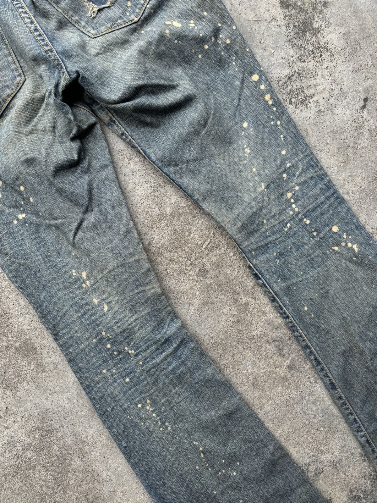 Paper Denim & Cloth Vintage flared bootcut acid wash distressed jeans Size 26" / US 2 / IT 38 - 9 Thumbnail