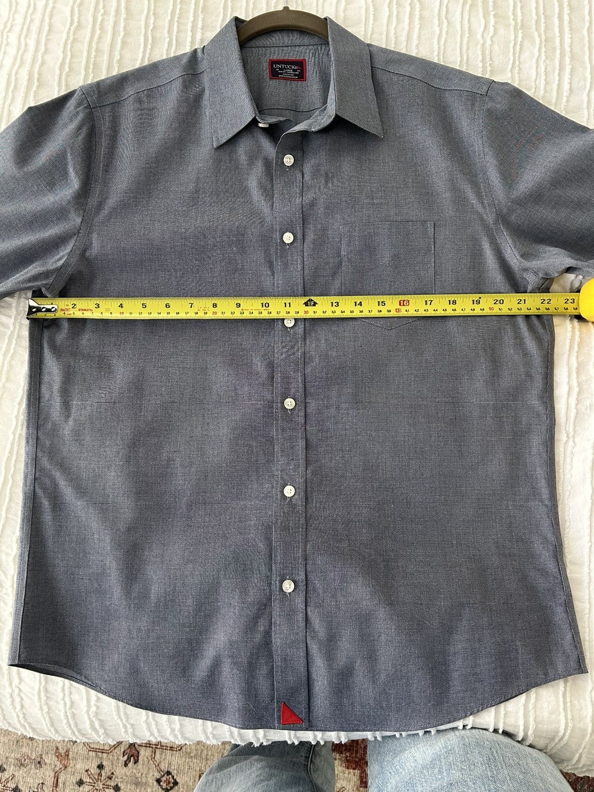 UNTUCKit Untuckit L grey button up Size US L / EU 52-54 / 3 - 3 Thumbnail