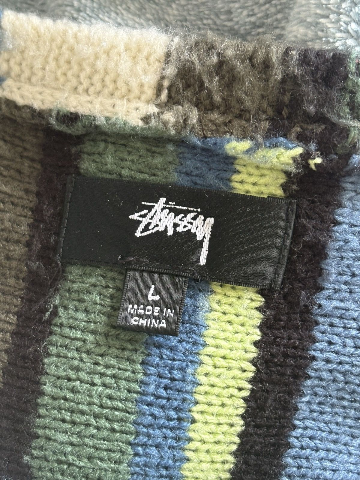 Stussy Stüssy Mohair Striped Knit Size US L / EU 52-54 / 3 - 3 Thumbnail