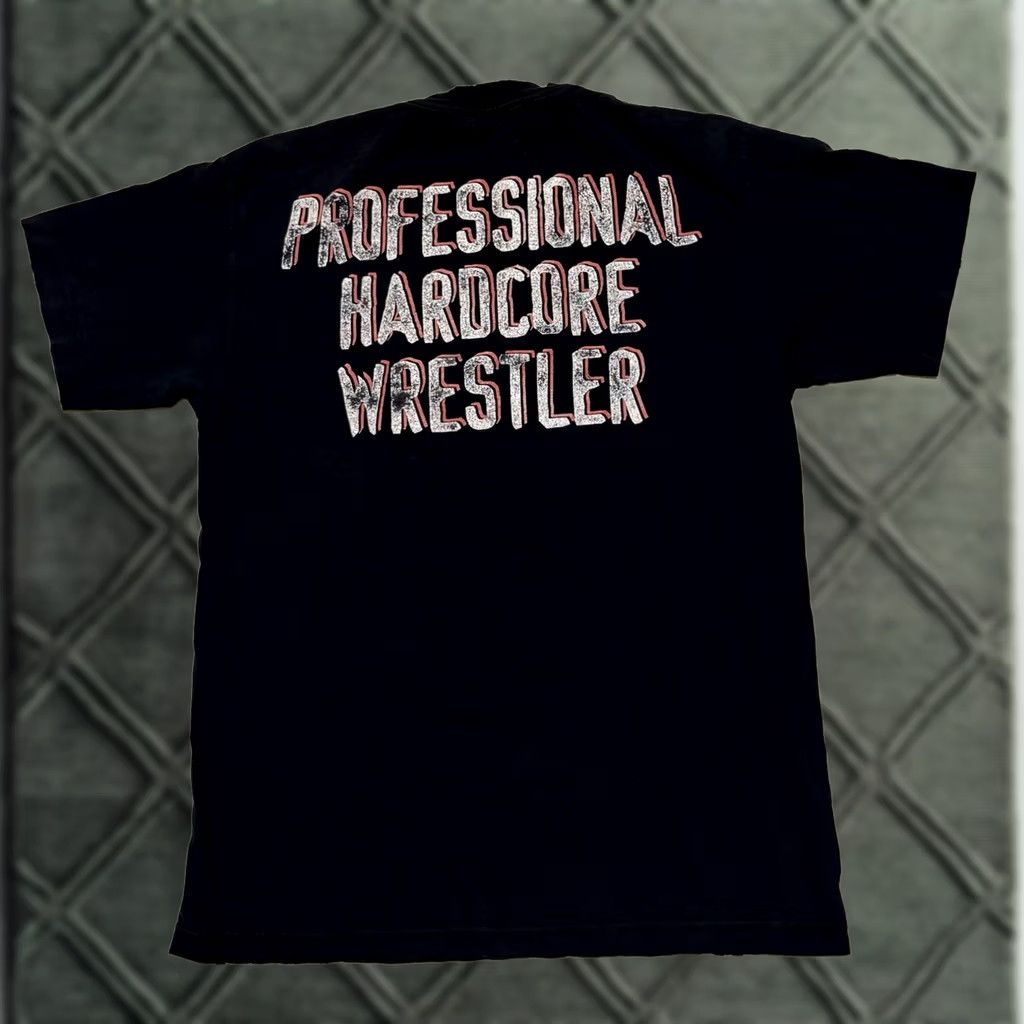 Vintage VINTAGE WWF THE ROCK Shirt Large Mens 90s Rock Wrestling Crew Neck Black Short Sleeve Cotton Graphic Print Size US L / EU 52-54 / 3 - 1 Thumbnail