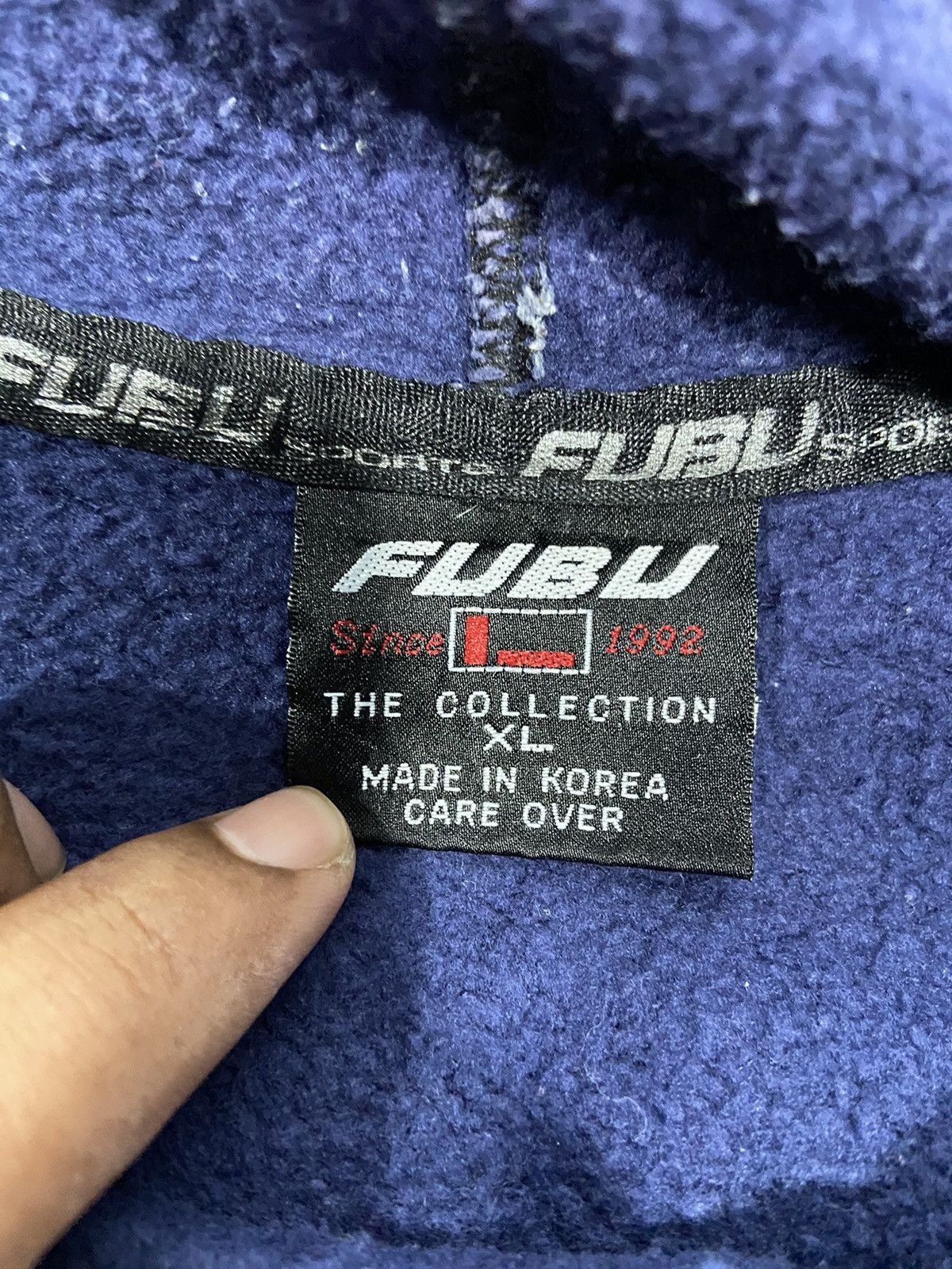 Fubu × Vintage Vintage Fubu Collection Sweater Hoodies Size US XL / EU 56 / 4 - 16 Thumbnail