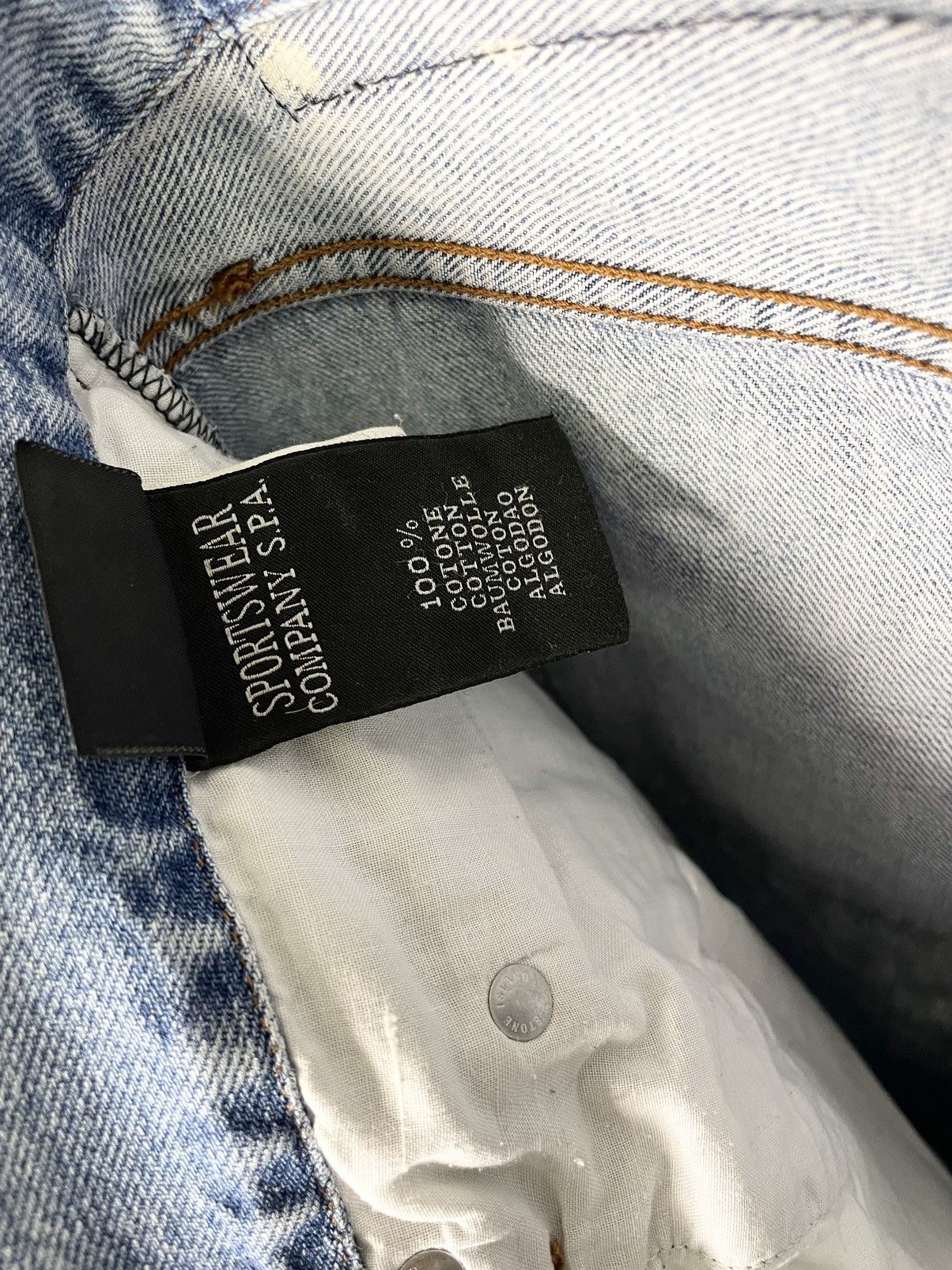 Stone Island Stone Island Denim Vintage Distressed Faded Blue Jeans Pants Size US 34 / EU 50 - 18 Thumbnail