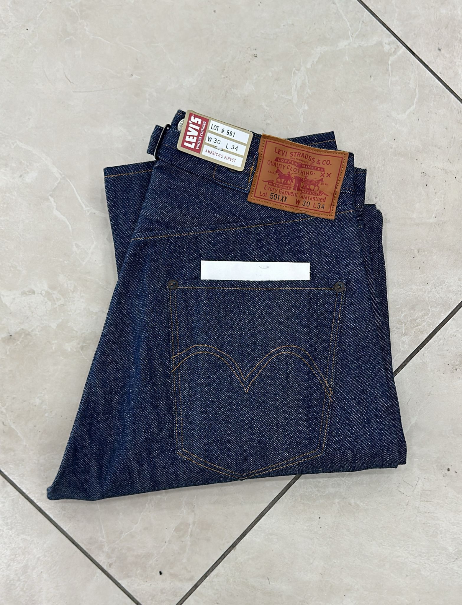 LVC Levi's Vintage Clothing 1890 501XX BigE Selvedge Jeans