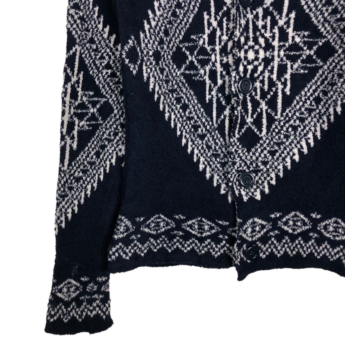 Japanese Brand 🔥Black by Vanquish Cardigan Navajo Aztec Native Design Size US M / EU 48-50 / 2 - 4 Thumbnail