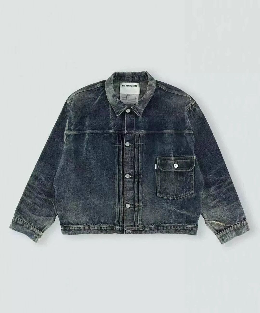 Kaptain Sunshine KAPTAINSUNSHINE x Manual Denim Jacket Size US M / EU 48-50 / 2 - 2 Thumbnail