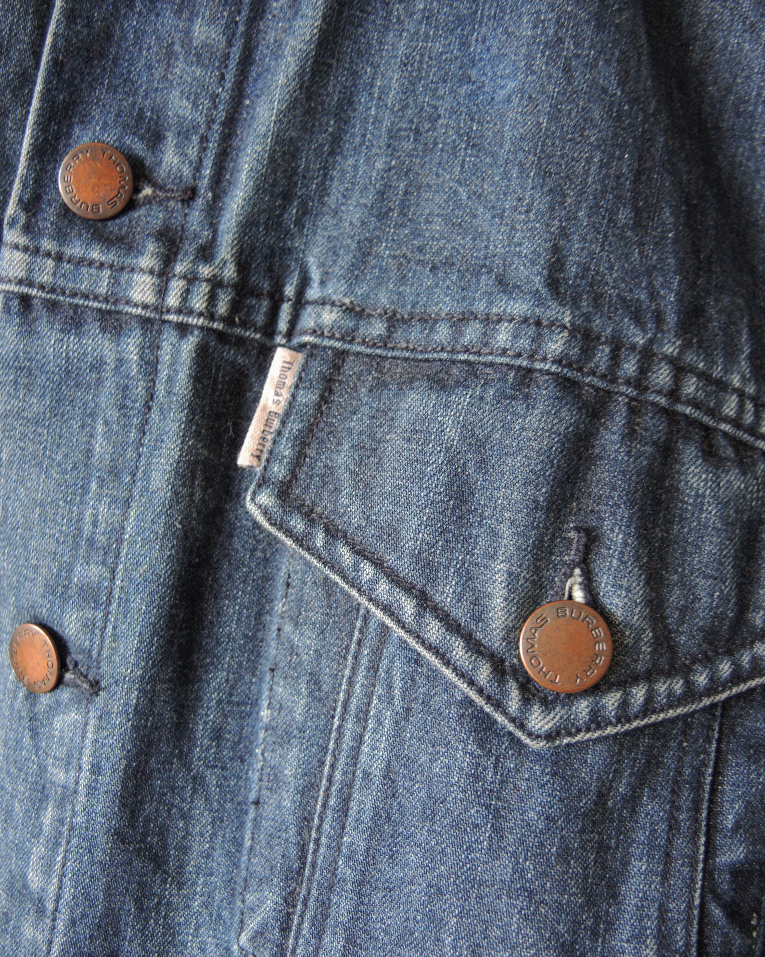 Burberry Vintage Thomas Burberry Denim Jacket Men’s M Classic Fit Size US M / EU 48-50 / 2 - 8 Thumbnail