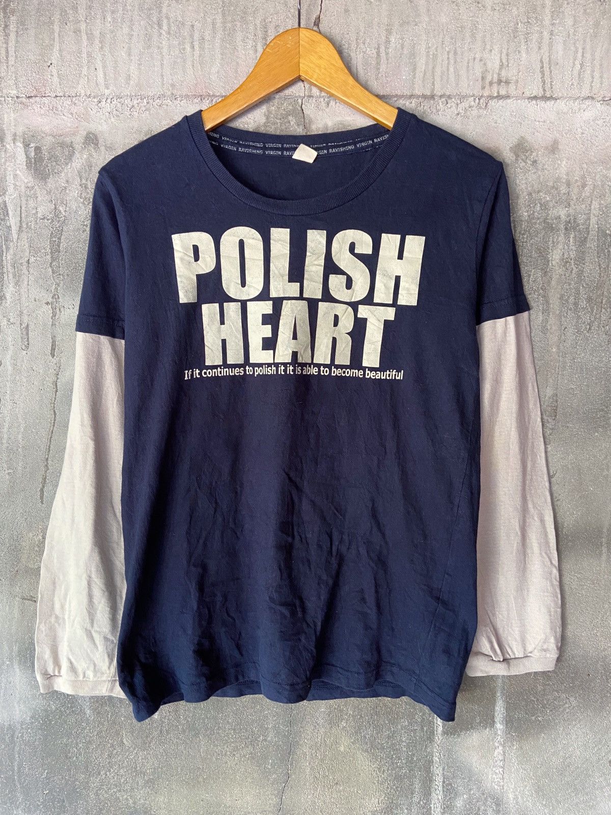 DOUBLE LAYER POLICE HEART LONG SLEEVE