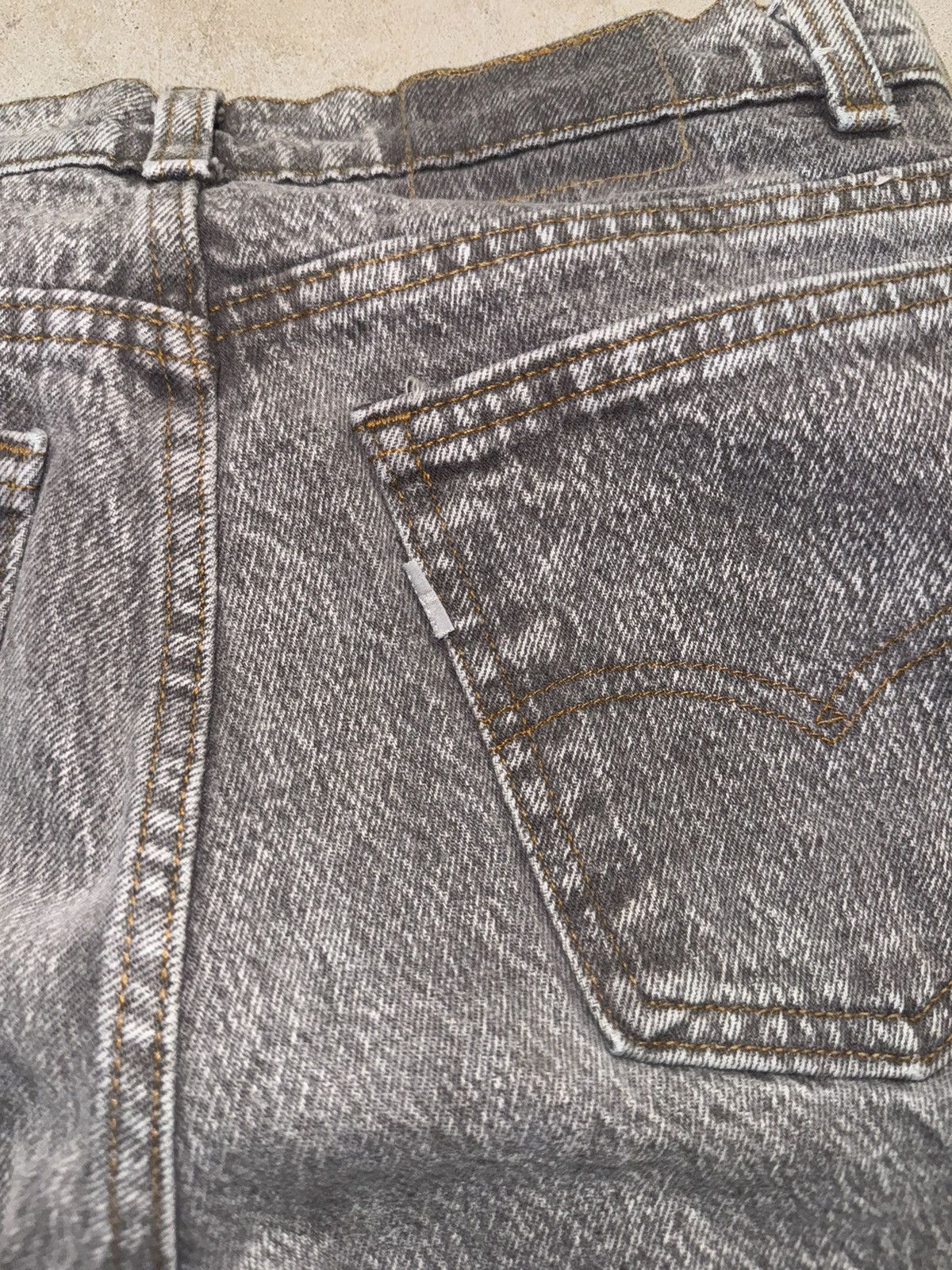Levi's × Vintage Crazy Vintage 90s Levi’s Silver Tab Jeans Faded Grey Denim Size US 29 - 4 Thumbnail