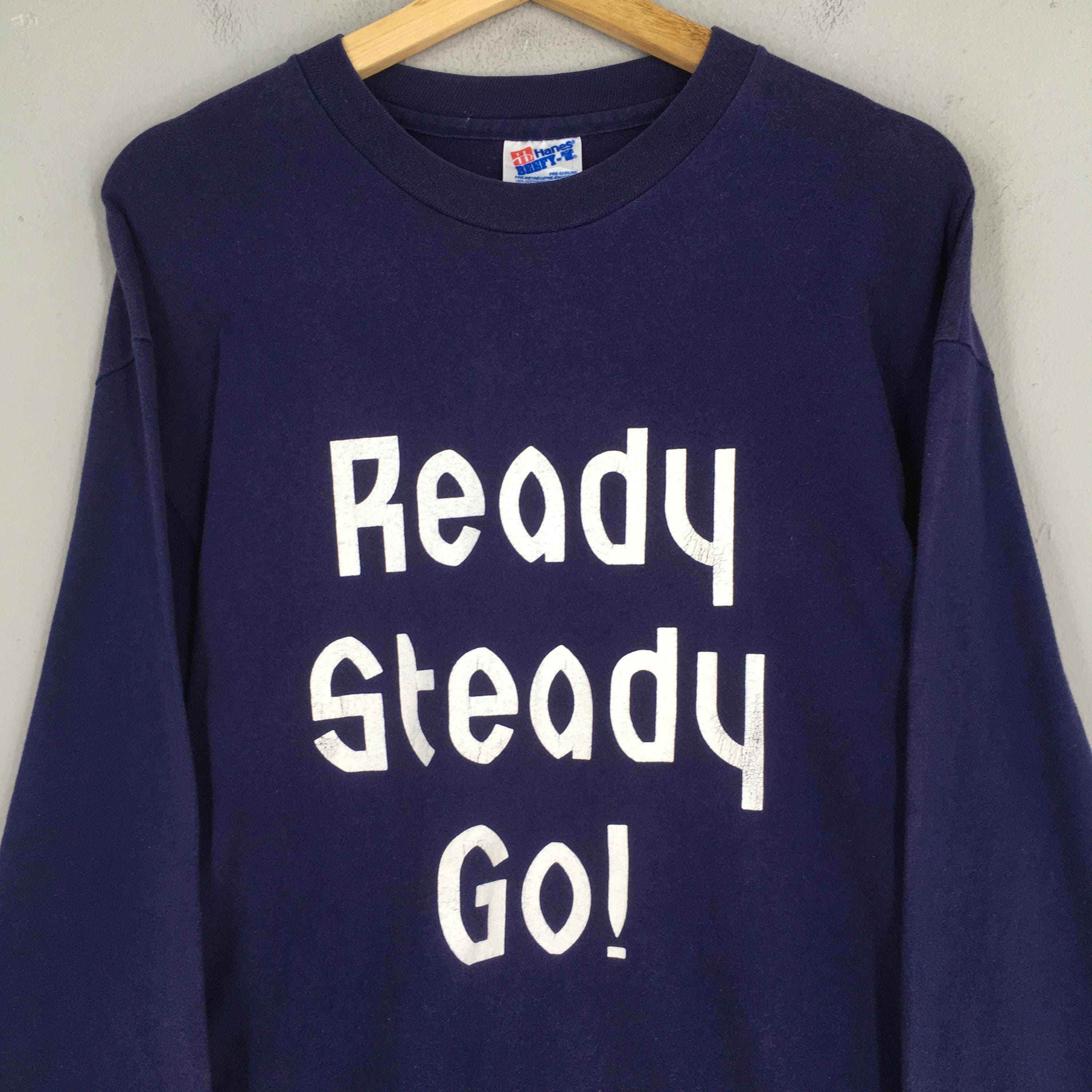 Vintage Vintage 90s Ready Steady Go Long Sleeve T shirt Large Size US L / EU 52-54 / 3 - 2 Thumbnail