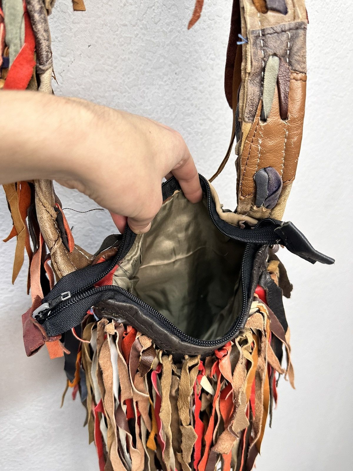 A.S.98 IFSIXWASNINE JAPANESE LGB LEATHER BAG DIESEL STYLE RARE GOA Size ONE SIZE - 12 Thumbnail