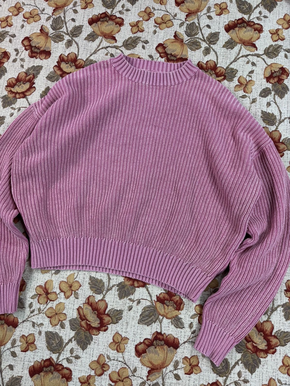 Acne Studios × Japanese Brand Cropped Washed Ribbed Knit Acne Studios Style ALD Japanese Size US S / EU 44-46 / 1 - 2 Thumbnail