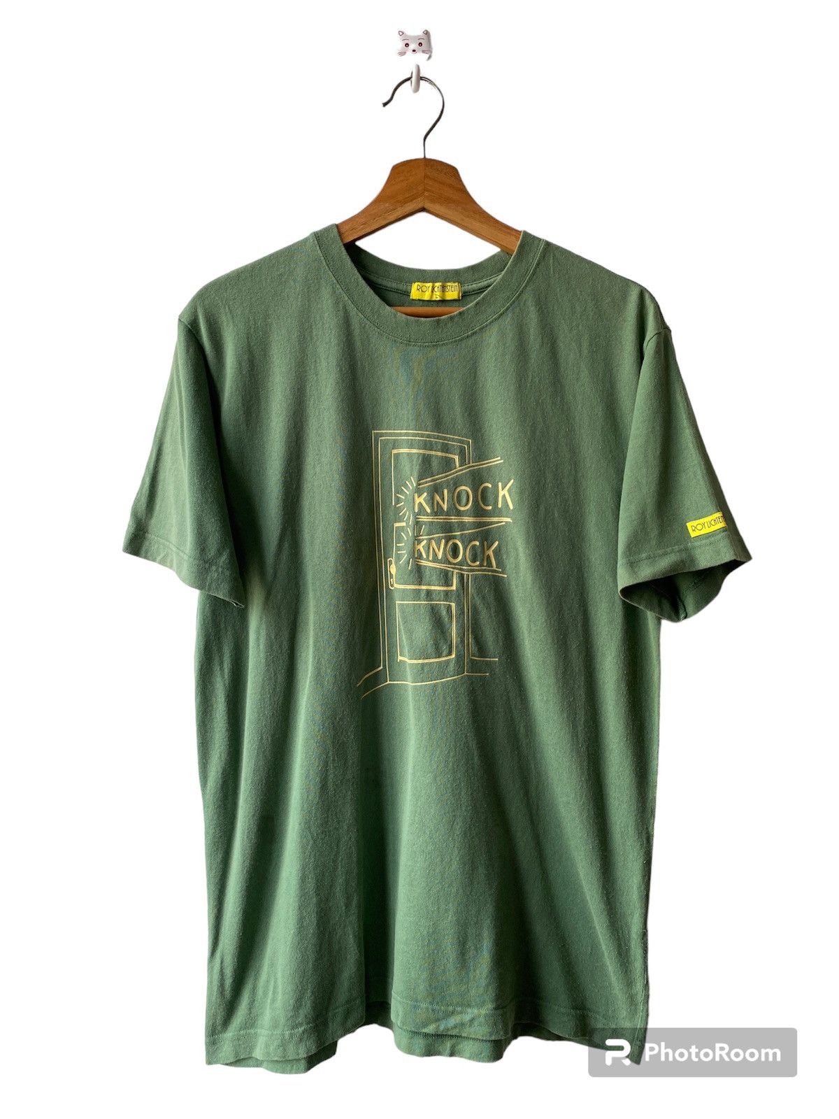Fuck Art, Make Tees × Uniqlo 2000s - Roy Lichtenstein ‘Knock Knock’ Art T Shirt Size US M / EU 48-50 / 2 - 1 Thumbnail