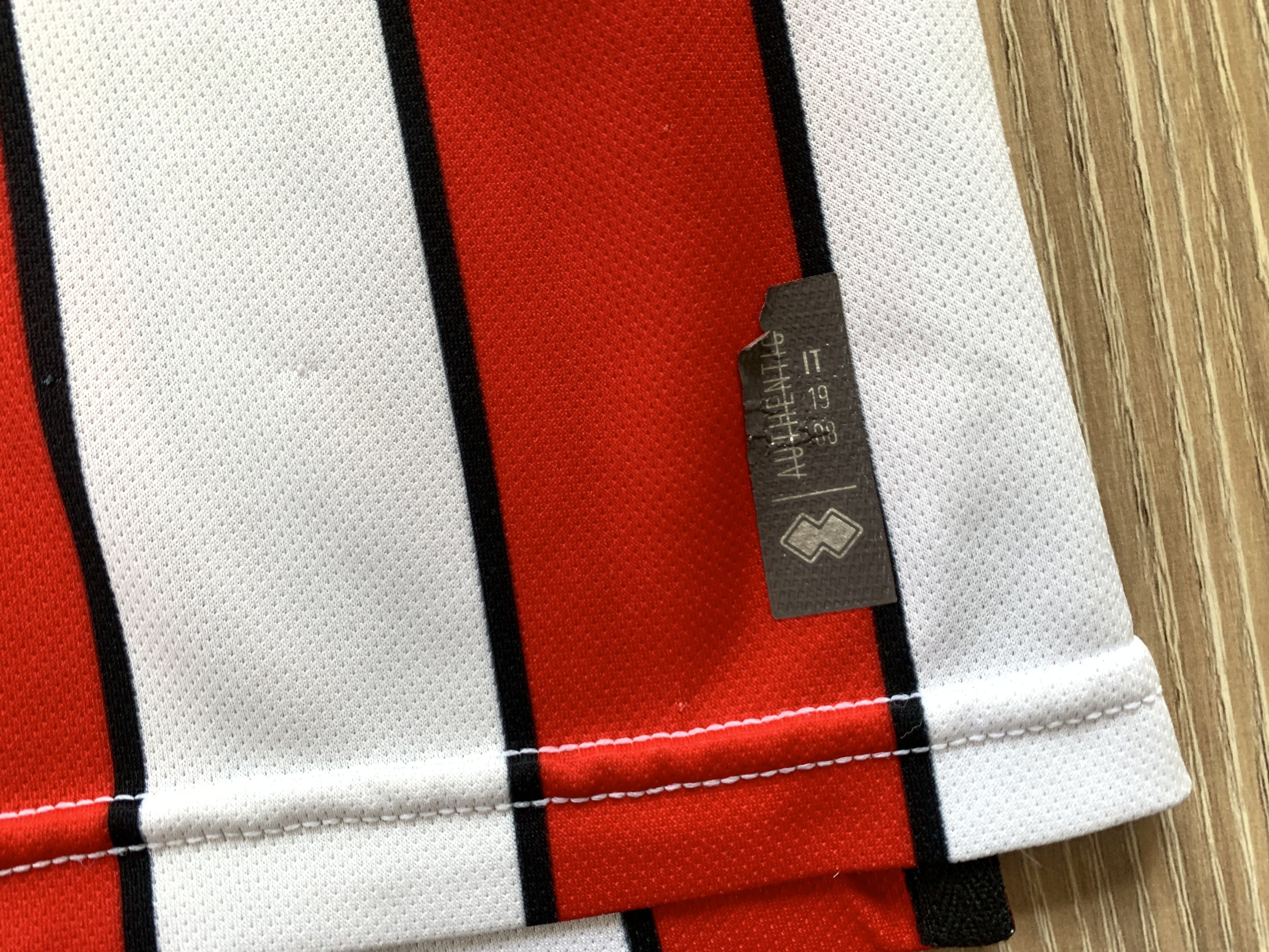 Errea Stripe Errea Sheffield United FC Training Soccer Jersey Size US XS / EU 42 / 0 - 4 Thumbnail