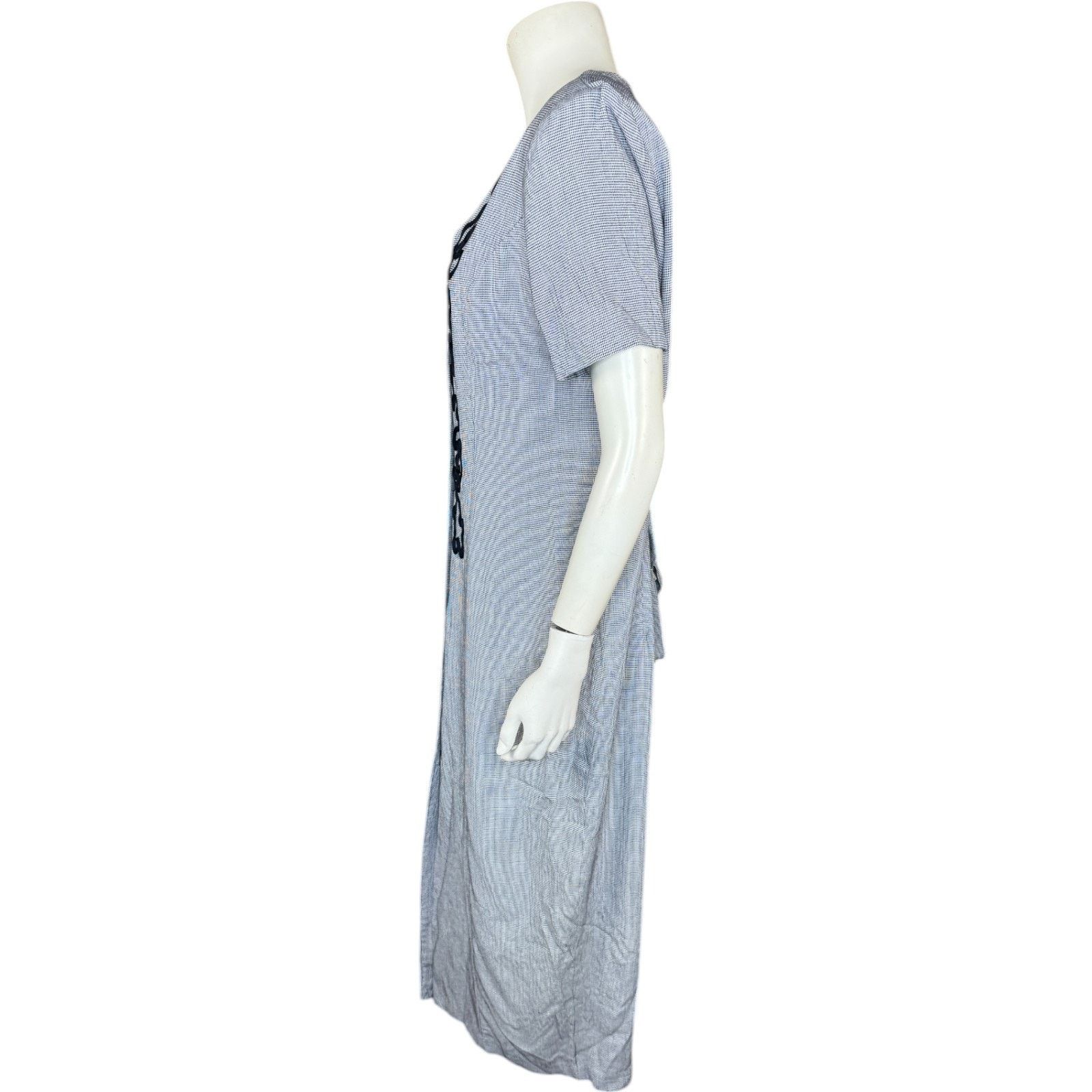 Other Ultra Dress New York Womens 12 Maxi Dress Navy White Size XL / US 12-14 / IT 48-50 - 12 Thumbnail