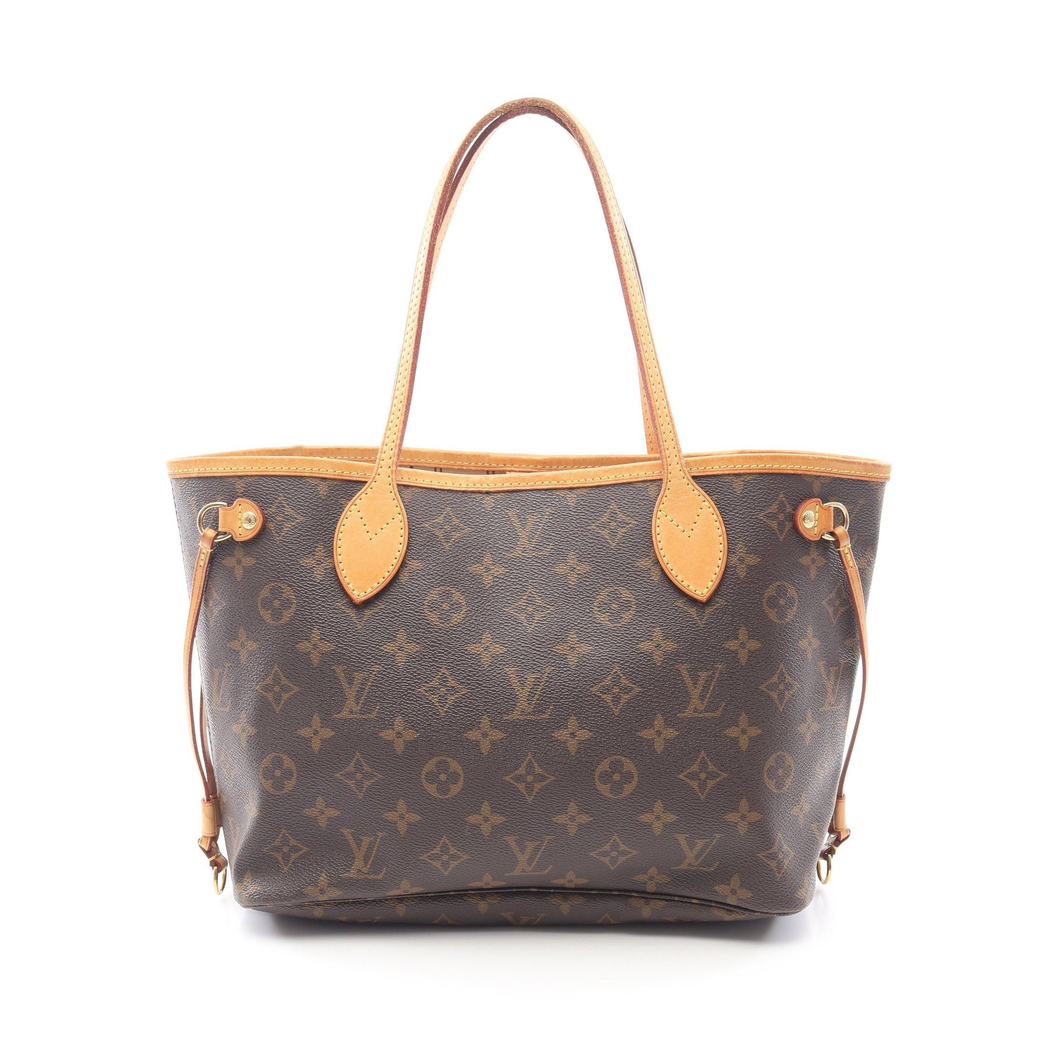 Louis Vuitton Louis Vuitton Neverfull Pm Monogram Handbag Tote Bag Leather Brown Size ONE SIZE - 1 Thumbnail