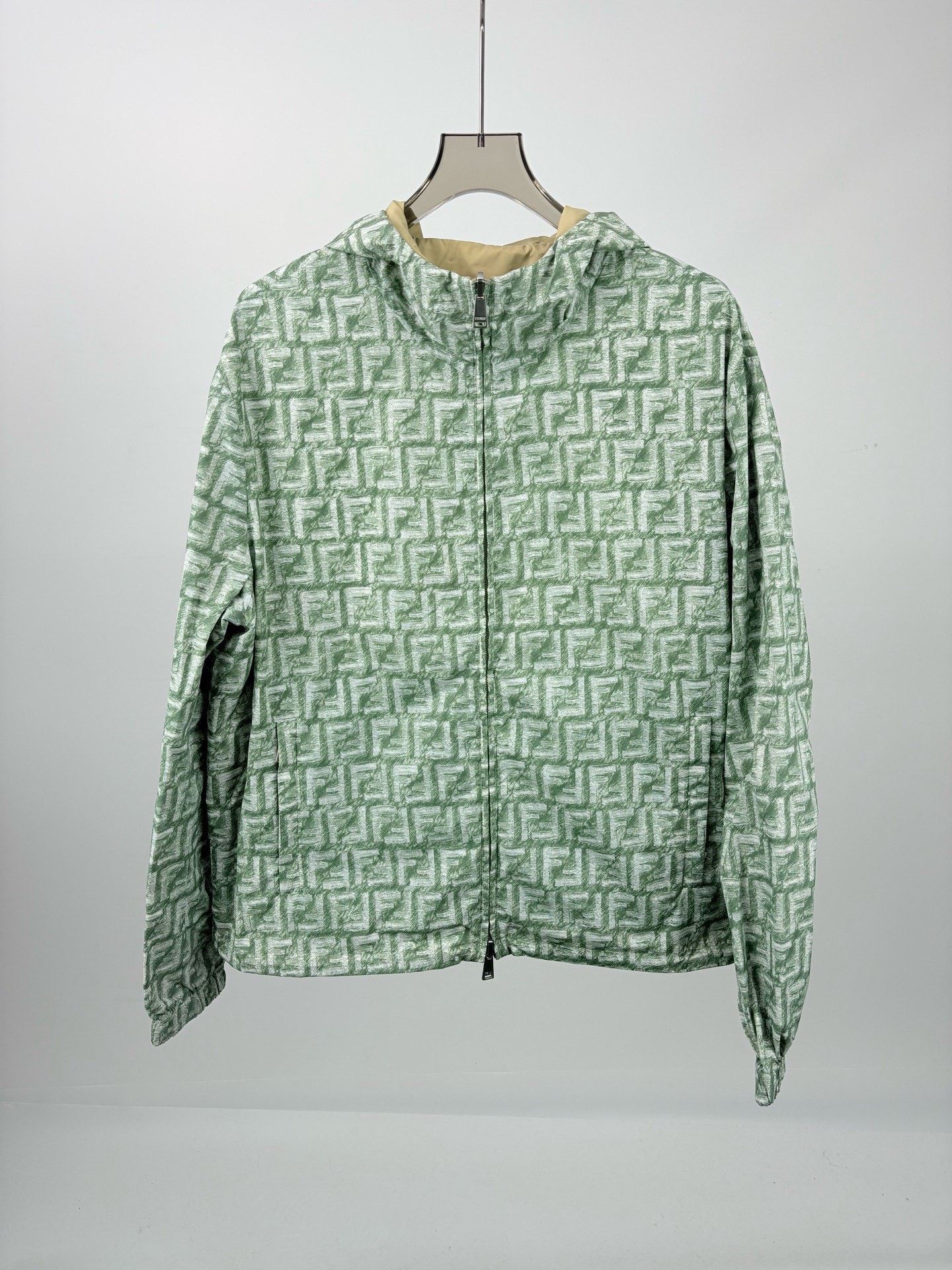 Fendi FENDI Double F All-Over Logo Reversible Hooded Jacket Size US L / EU 52-54 / 3 - 1 Thumbnail