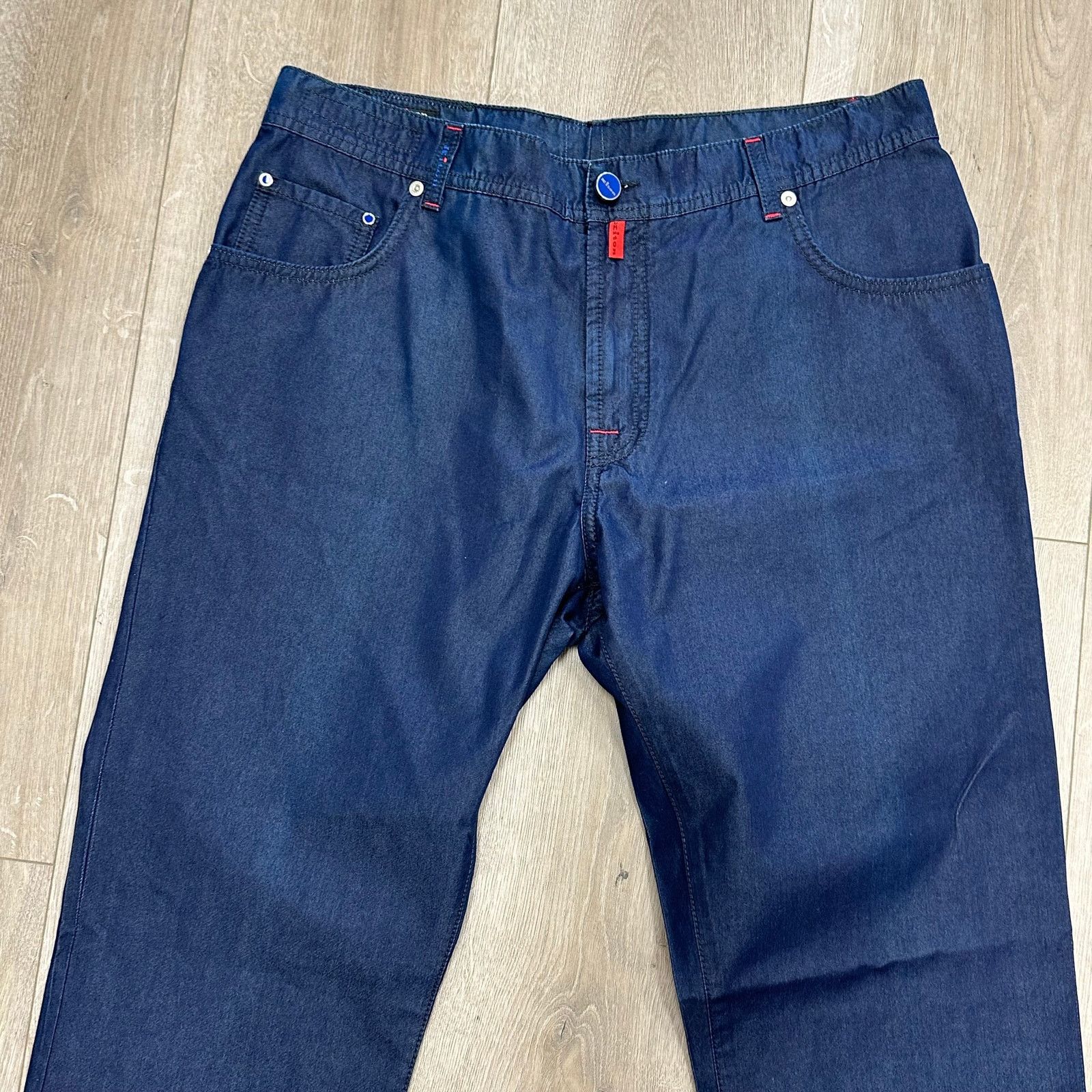 Kiton Kiton dark blue denim jeans 34x32 B18 Size US 34 / EU 50 - 2 Thumbnail