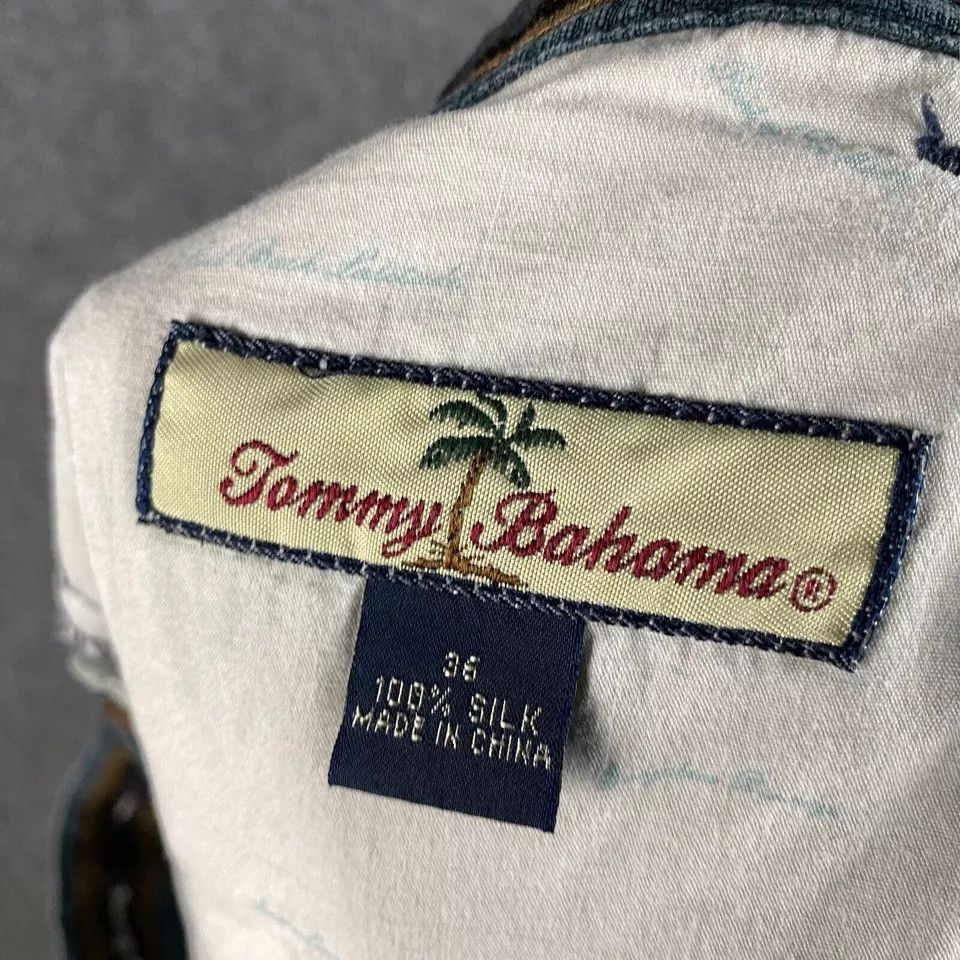 Tommy Bahama Tommy Bahama Shorts Men's 36 Chino 100% Silk Blue Adults Size US 36 / EU 52 - 7 Thumbnail