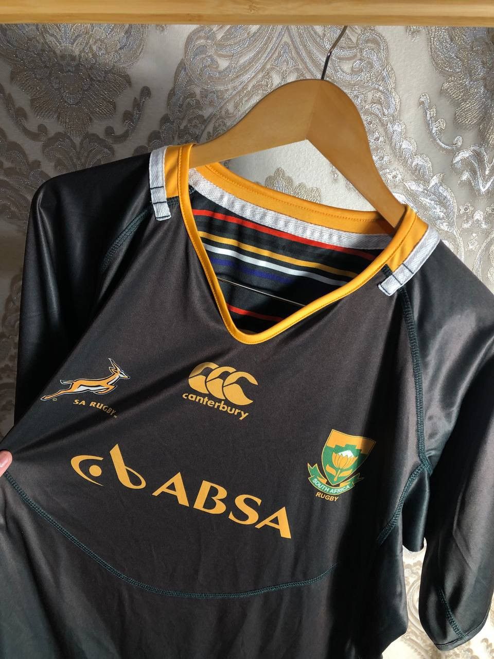 Canterbury of New Zealand VINTAGE CANTERBURY SOUTH AFRICA RETRO RUGBY JERSEY Y2K 90s Size US XXL / EU 58 / 5 - 2 Thumbnail