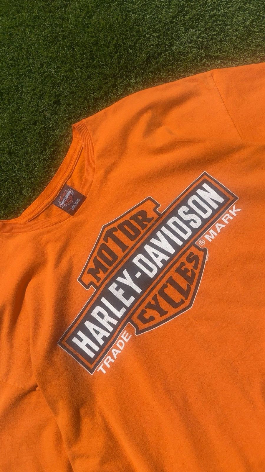Harley Davidson Orange Harley Davidson Tee Size US XL / EU 56 / 4 - 3 Thumbnail