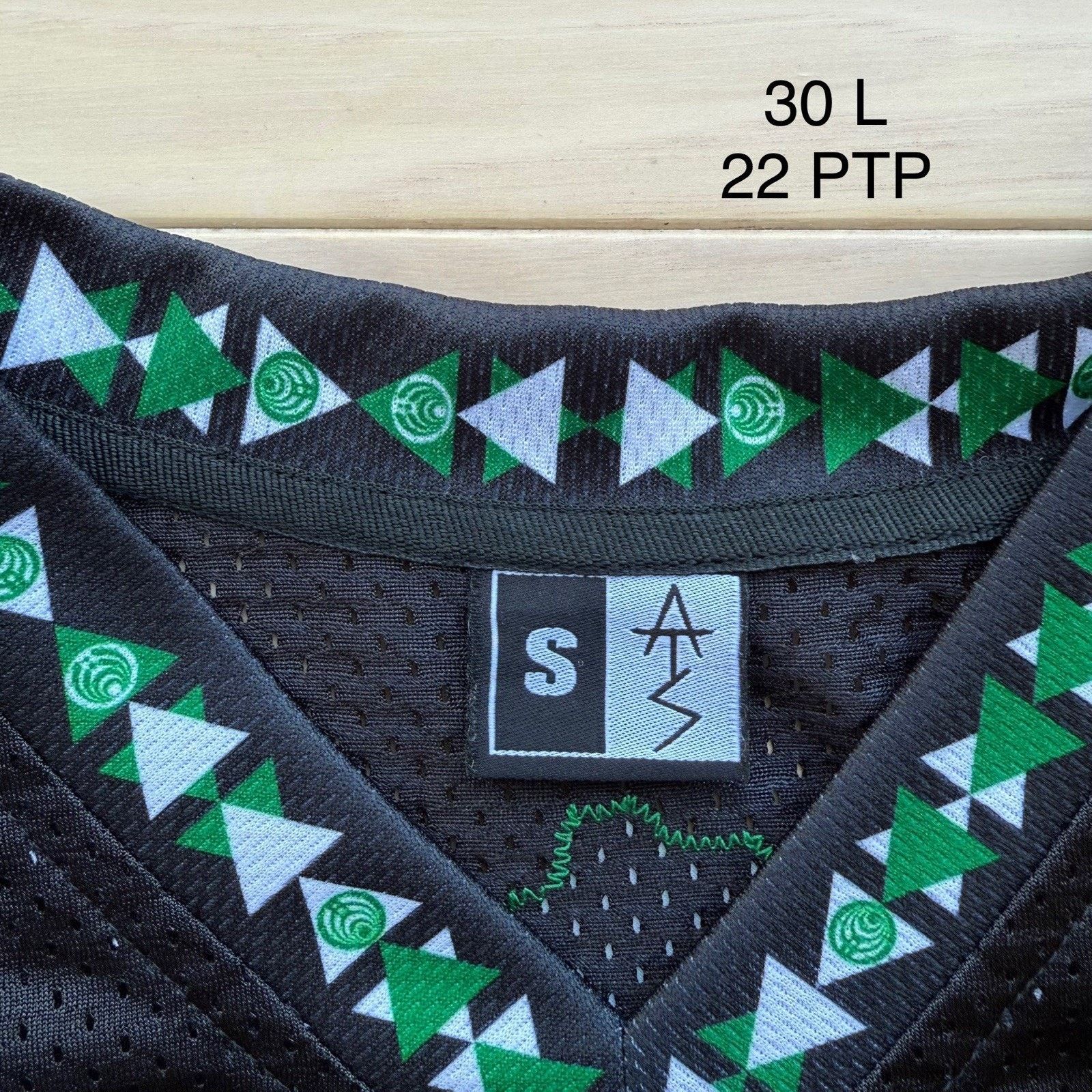 Other Above The Sky Basketball Jersey Small Black Green Sleeveless Size US S / EU 44-46 / 1 - 6 Thumbnail