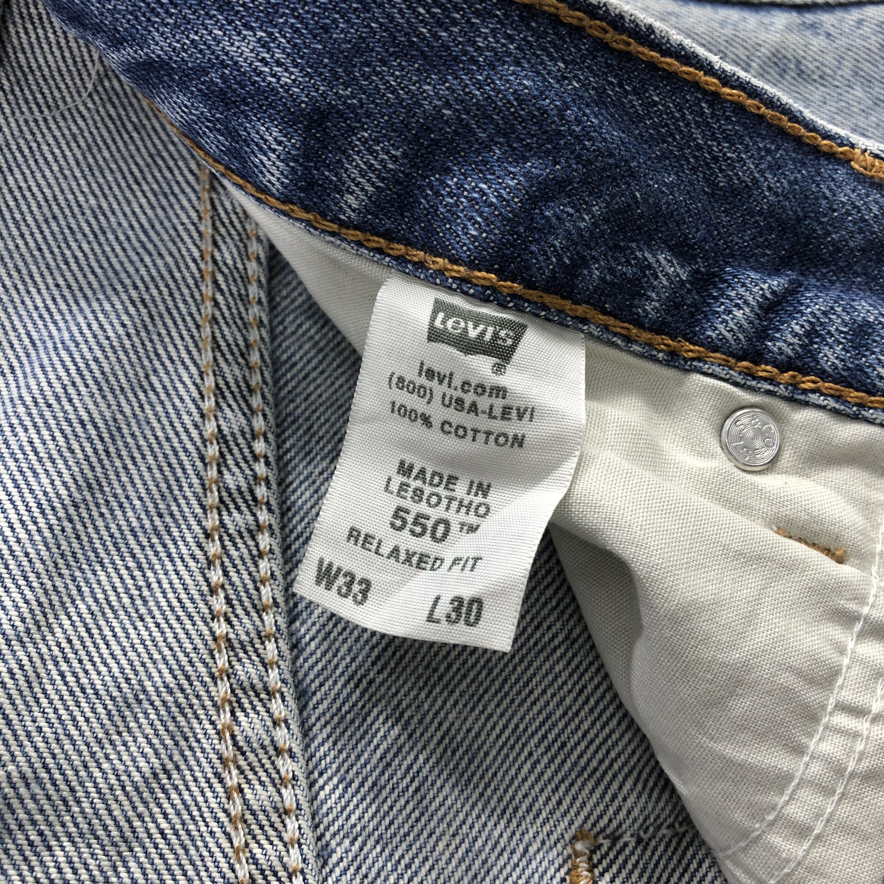 Levi's × Vintage Vintage Blue Wash Levis 550 Jeans-JM2230 Size US 33 - 12 Thumbnail