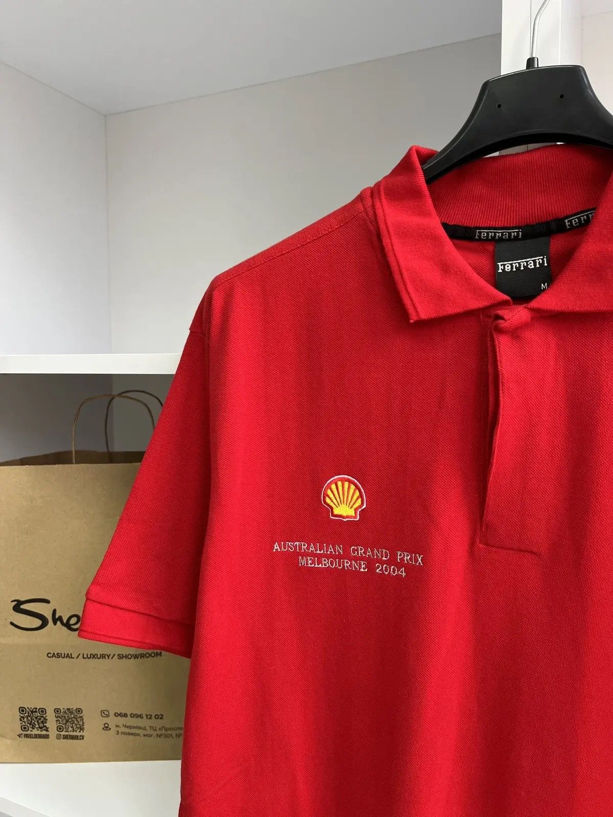 Ferrari × Vintage Vintage Ferrari 2004 Australian Grand Prix Melbourne polo Size US M / EU 48-50 / 2 - 6 Thumbnail