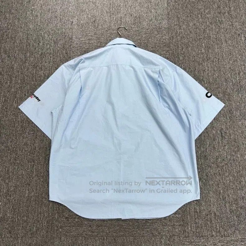Balenciaga Balenciaga Embroidered Letter Short-Sleeve Shirt. Size US L / EU 52-54 / 3 - 5 Thumbnail
