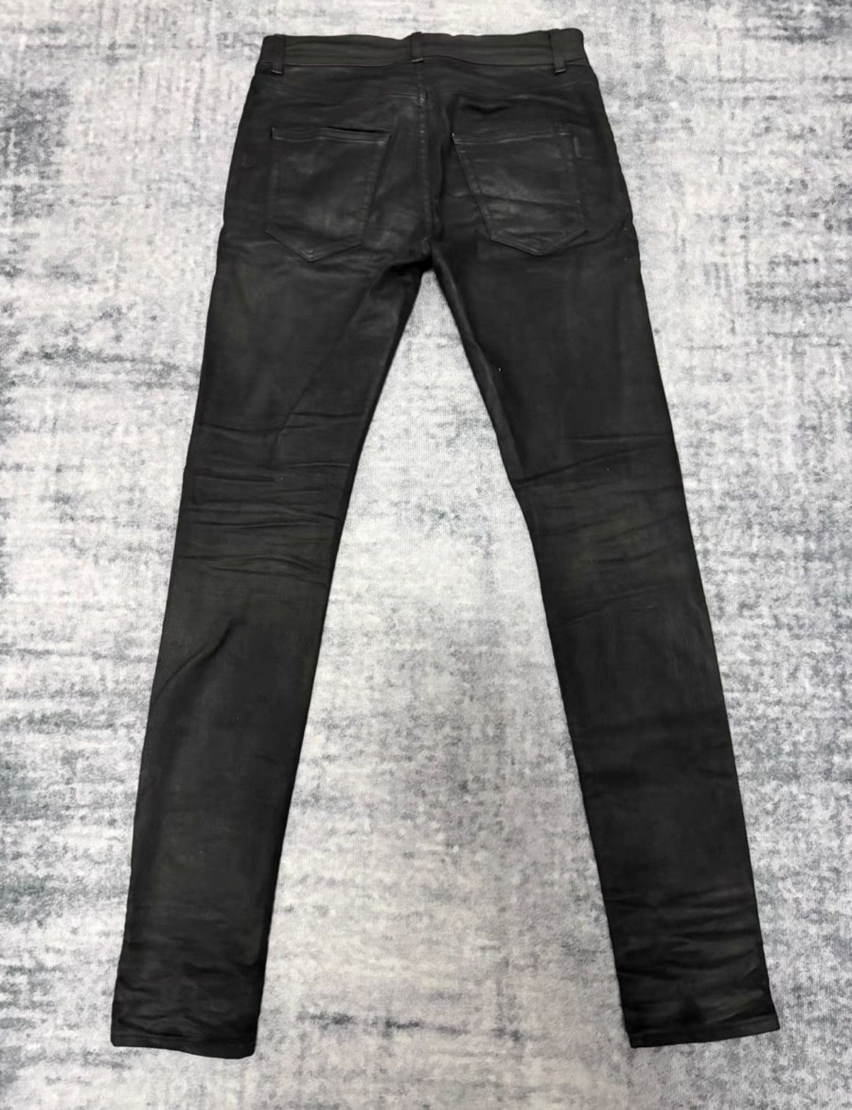 Saint Laurent Paris Saint Laurent (SLP) 18FW Waxed Finish Basic Denim Jeans Size US 30 / EU 46 - 2 Thumbnail