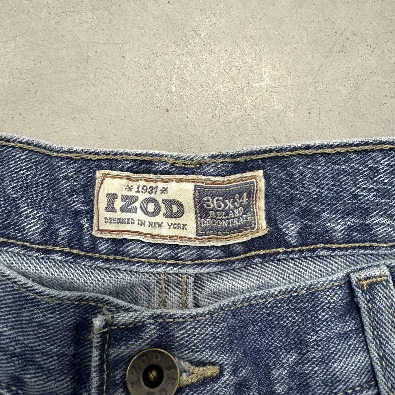 Vintage Crazy Vintage Y2K/2000s Dark Wash Skater Style workwear Denim Jeans! Size US 36 / EU 52 - 8 Thumbnail