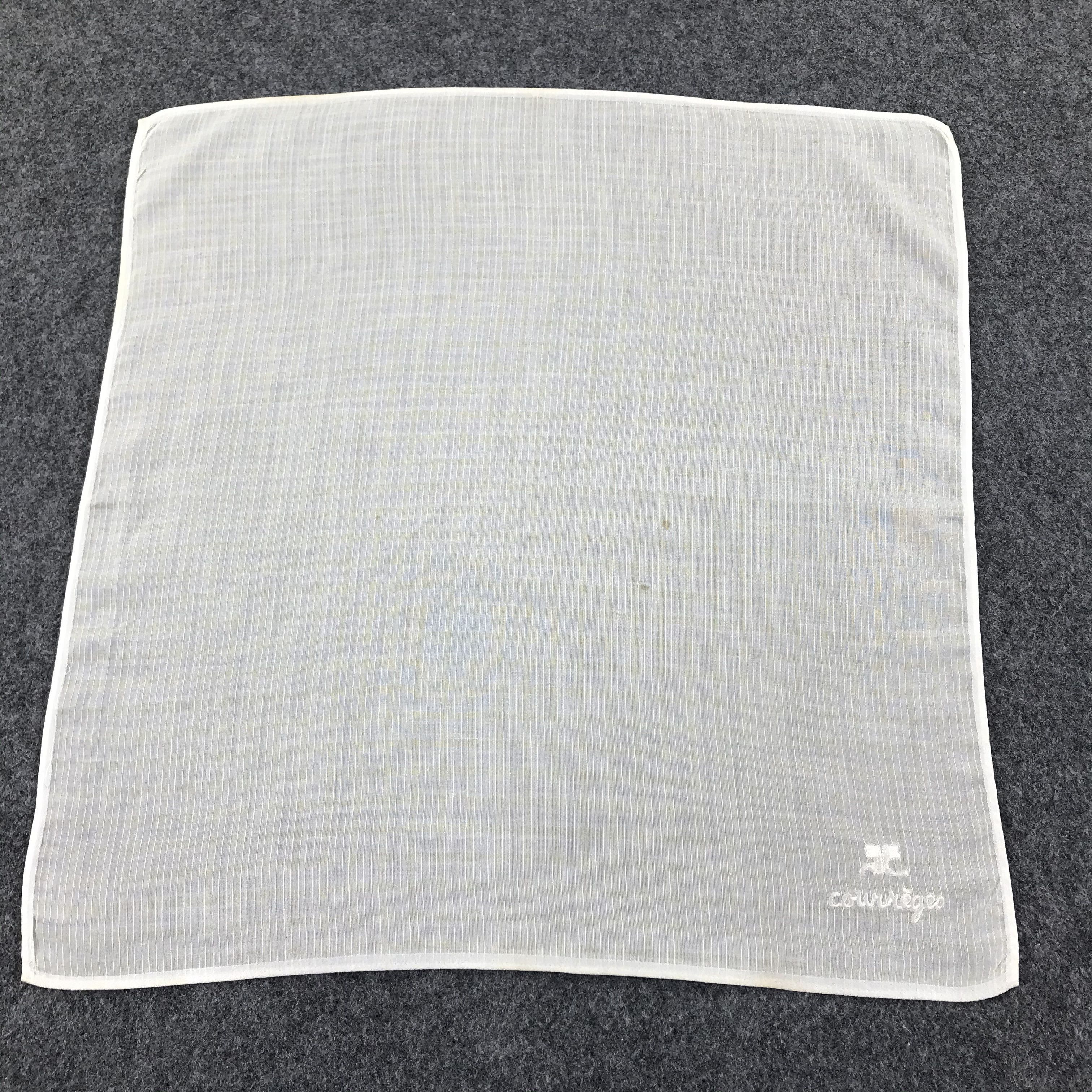Courreges × Vintage Courreges Handkerchief Neckerchief Bandana H221 Size ONE SIZE - 5 Thumbnail