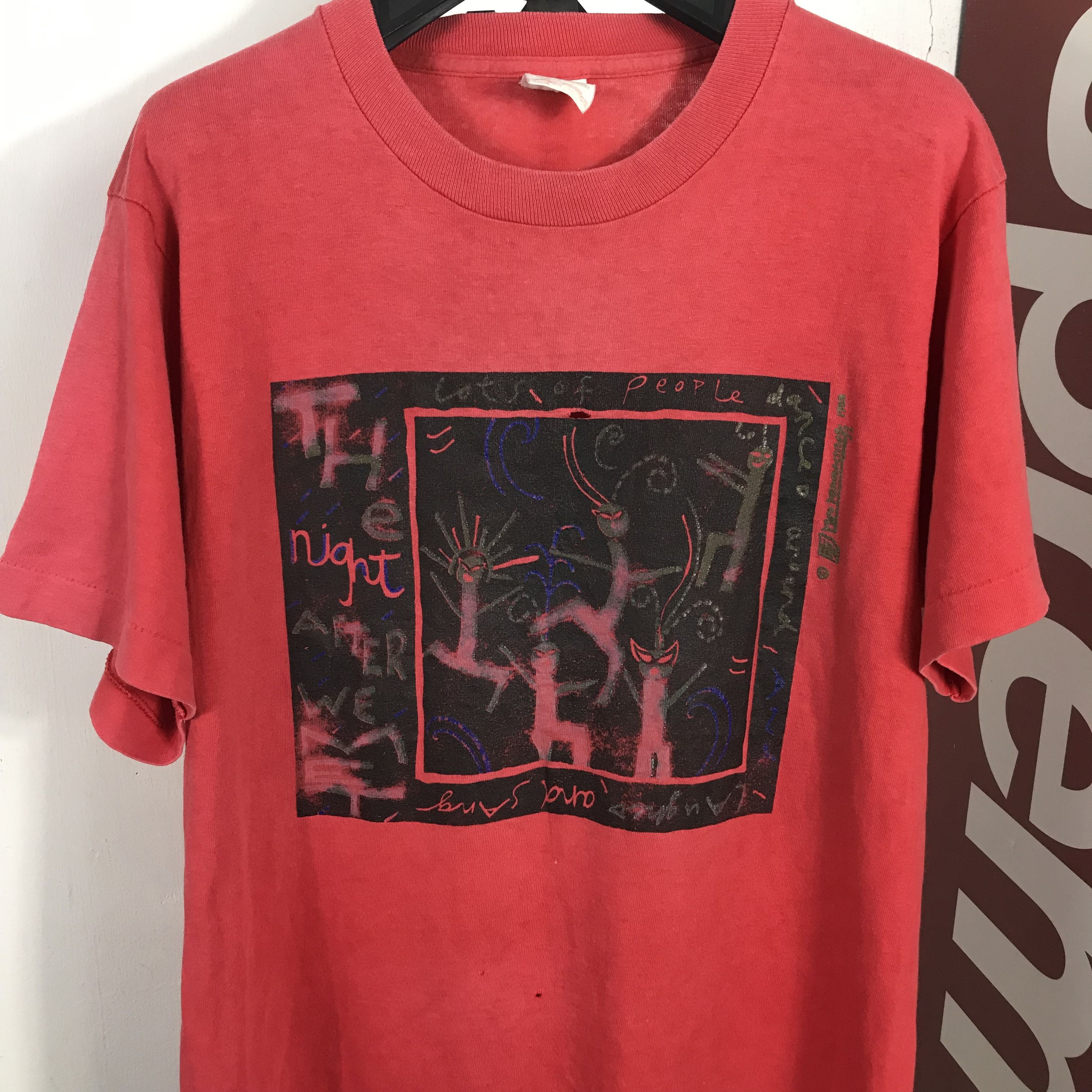 Vintage 90s the night after we dance haitian Voodoo Demon satan Tee Size US M / EU 48-50 / 2 - 3 Thumbnail