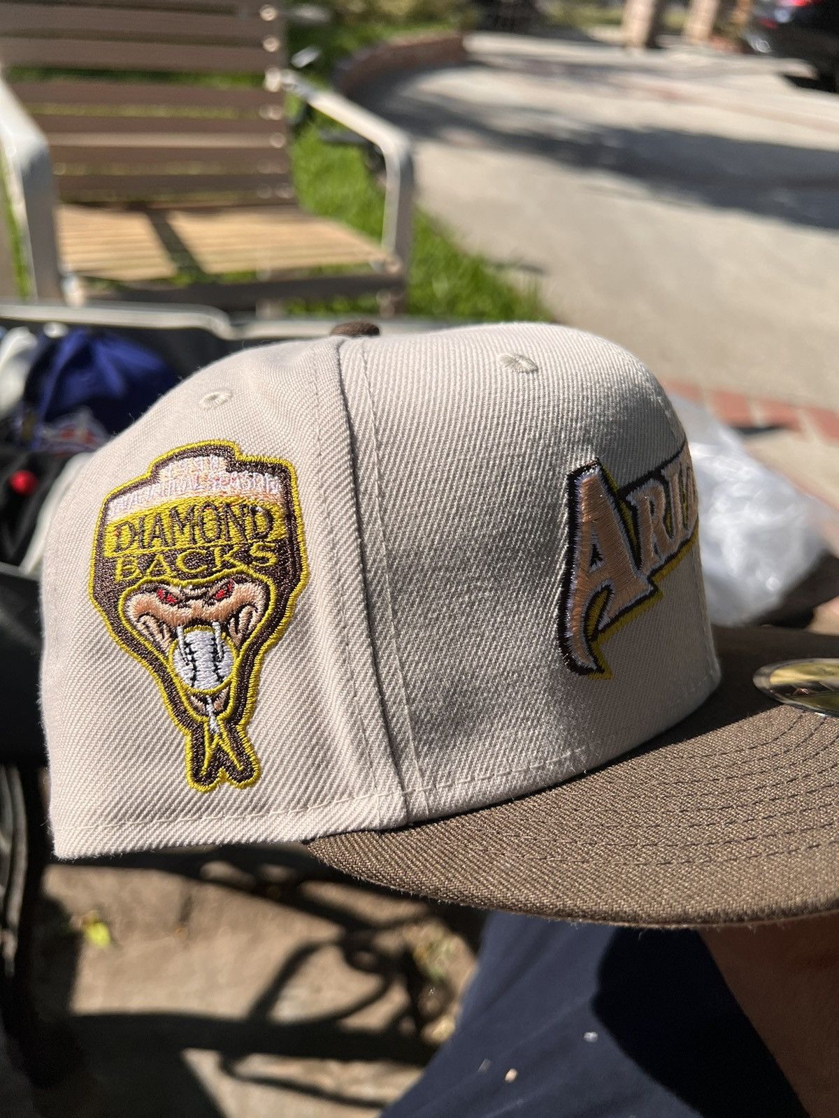 New Era Arizona Diamondbacks Script 7 5/8 Size ONE SIZE - 2 Thumbnail