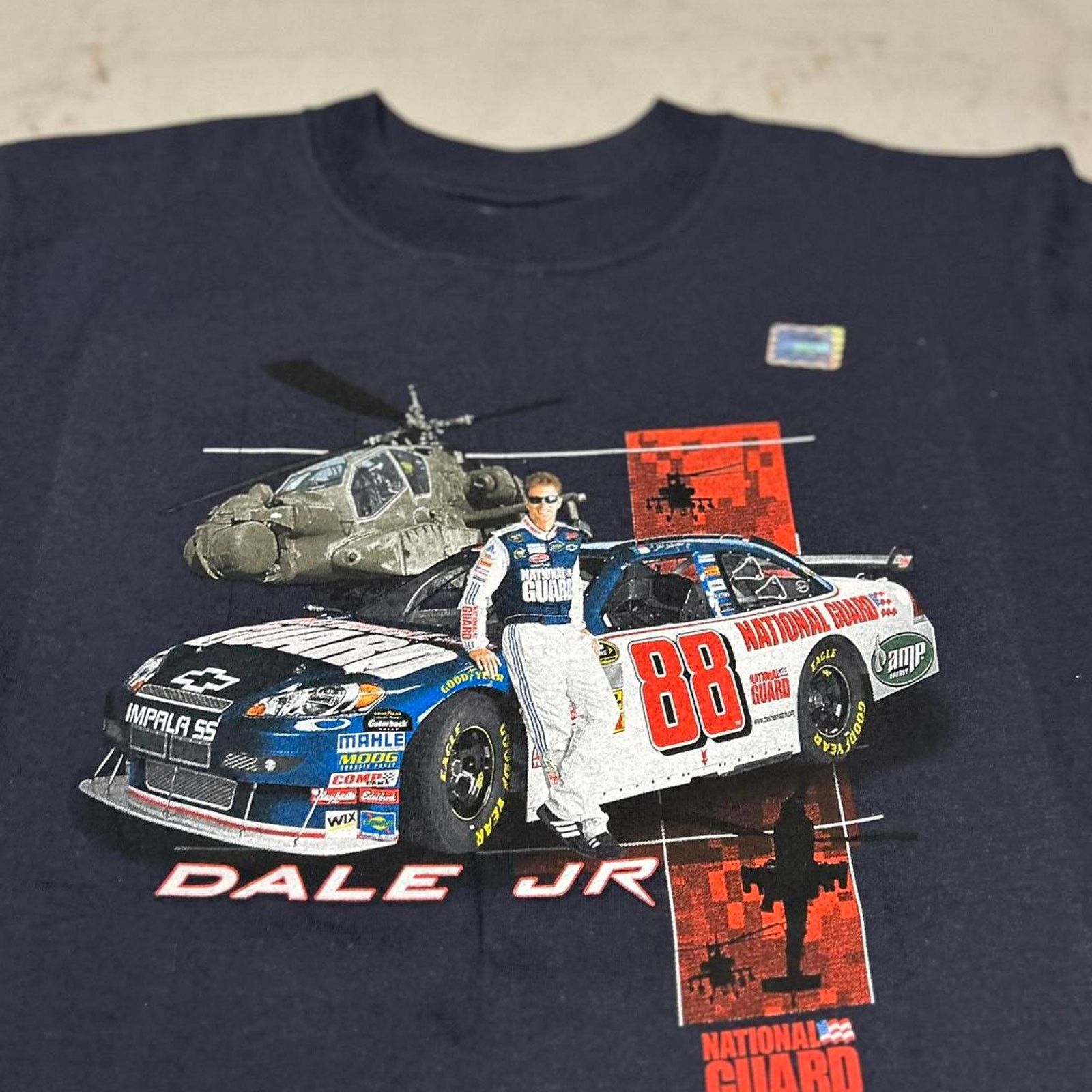 NASCAR **Vintage Baby Tee Dale Earnhardt Jr. National Guard Sided Size US XS / EU 42 / 0 - 2 Thumbnail