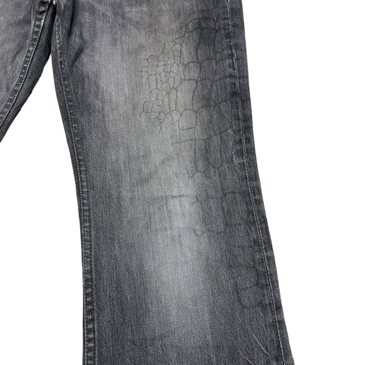 semanticdesign Semantic Design Spiderweb Denim Flare Jeans Size US 34 / EU 50 - 7 Thumbnail