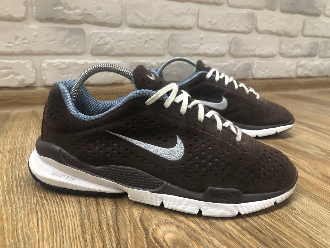 Vintage Vintage Women's Nike Air Zoom Moire + Brown Suede Sneakers Size US 8 / IT 38 - 5 Thumbnail