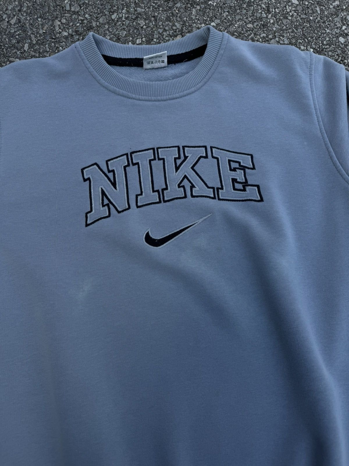 Nike × Vintage Nike Vintage 90s bootleg central swoosh logo boxy crewneck Size US S / EU 44-46 / 1 - 4 Thumbnail