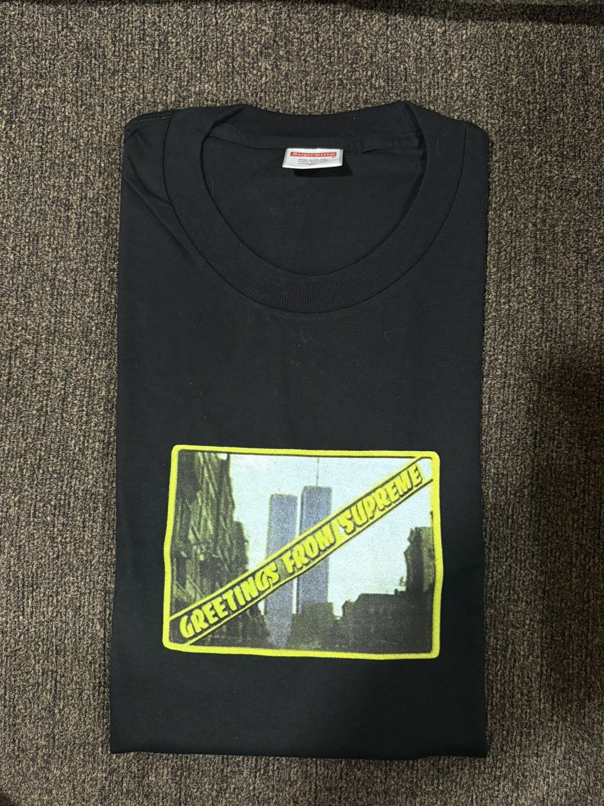Supreme Supreme Greetings Tee Size US M / EU 48-50 / 2 - 1 Thumbnail