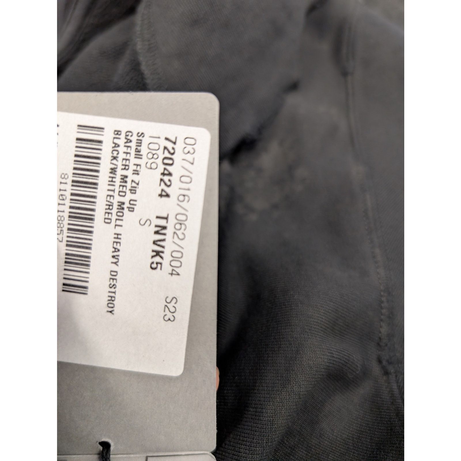 Balenciaga o1rshd1 Gaffer Med Moll Small Fit Zip up Hoodie Black Size US S / EU 44-46 / 1 - 22 Thumbnail
