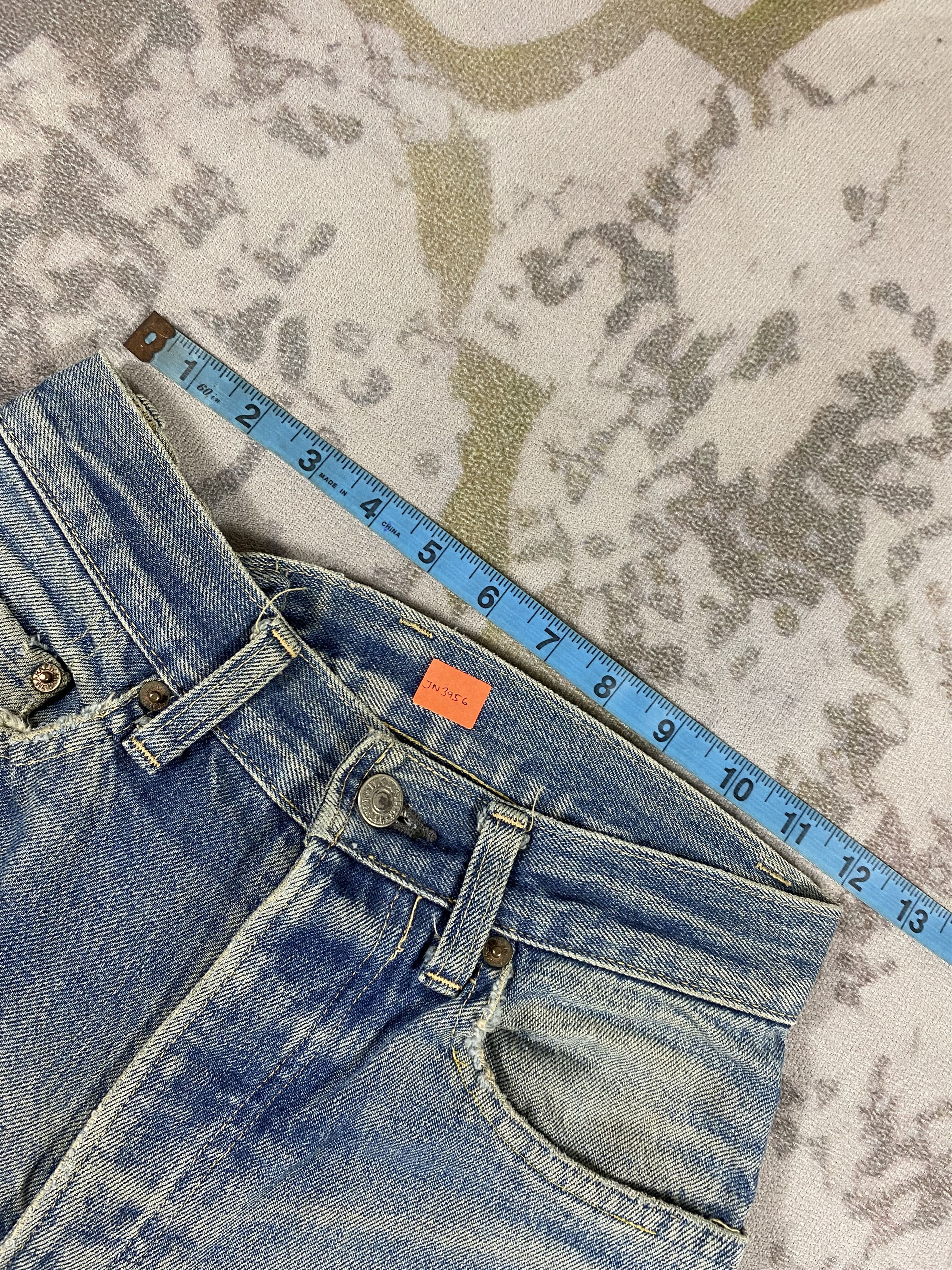 Japanese Brand Redline Distressed Vintage HR Market 24x30.5 Denim-JN3956 Size US 26 / EU 42 - 5 Thumbnail