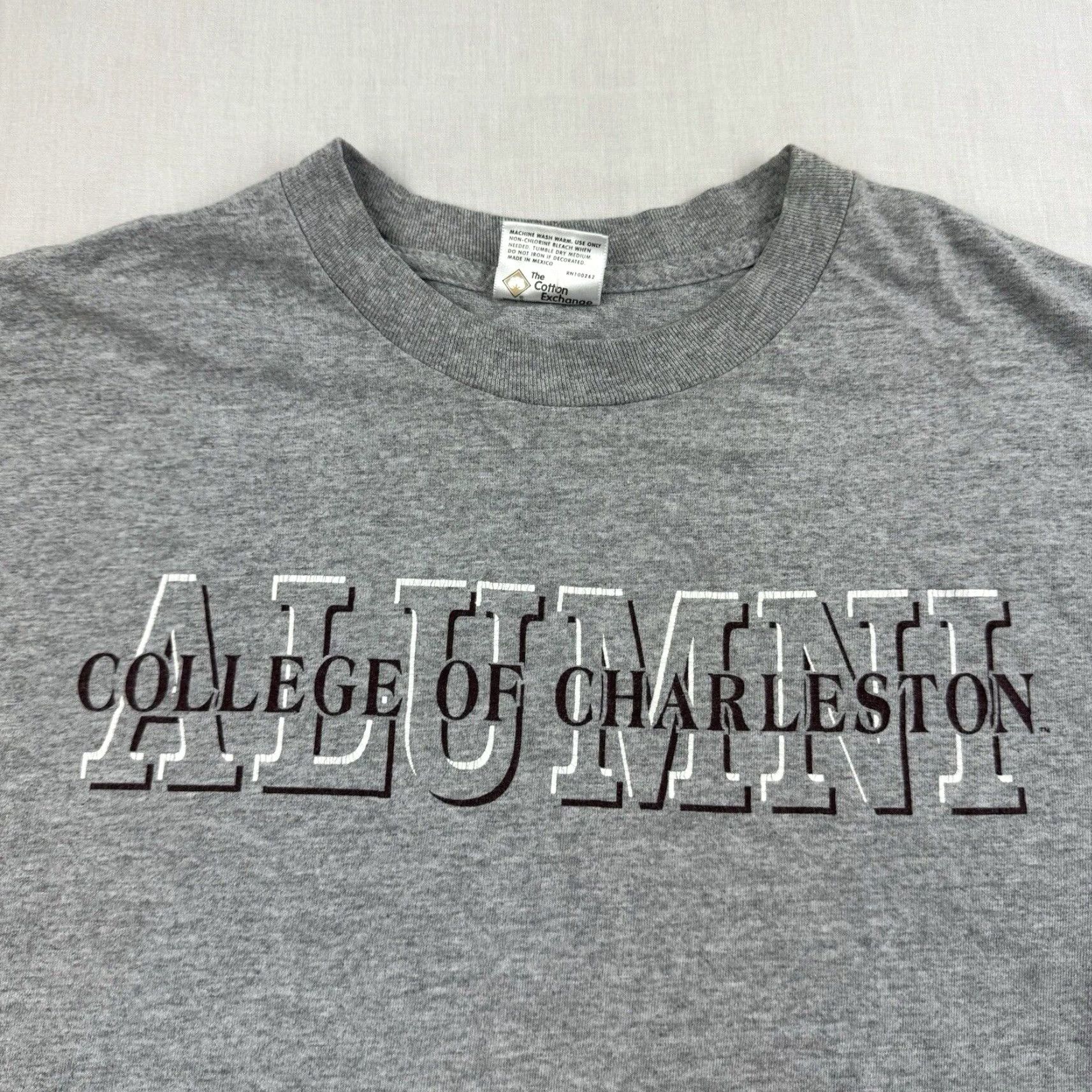 Vintage Vintage College Of Charleston Alumni T Shirt Adult Small Gray School Y2K Logo Size US S / EU 44-46 / 1 - 2 Thumbnail