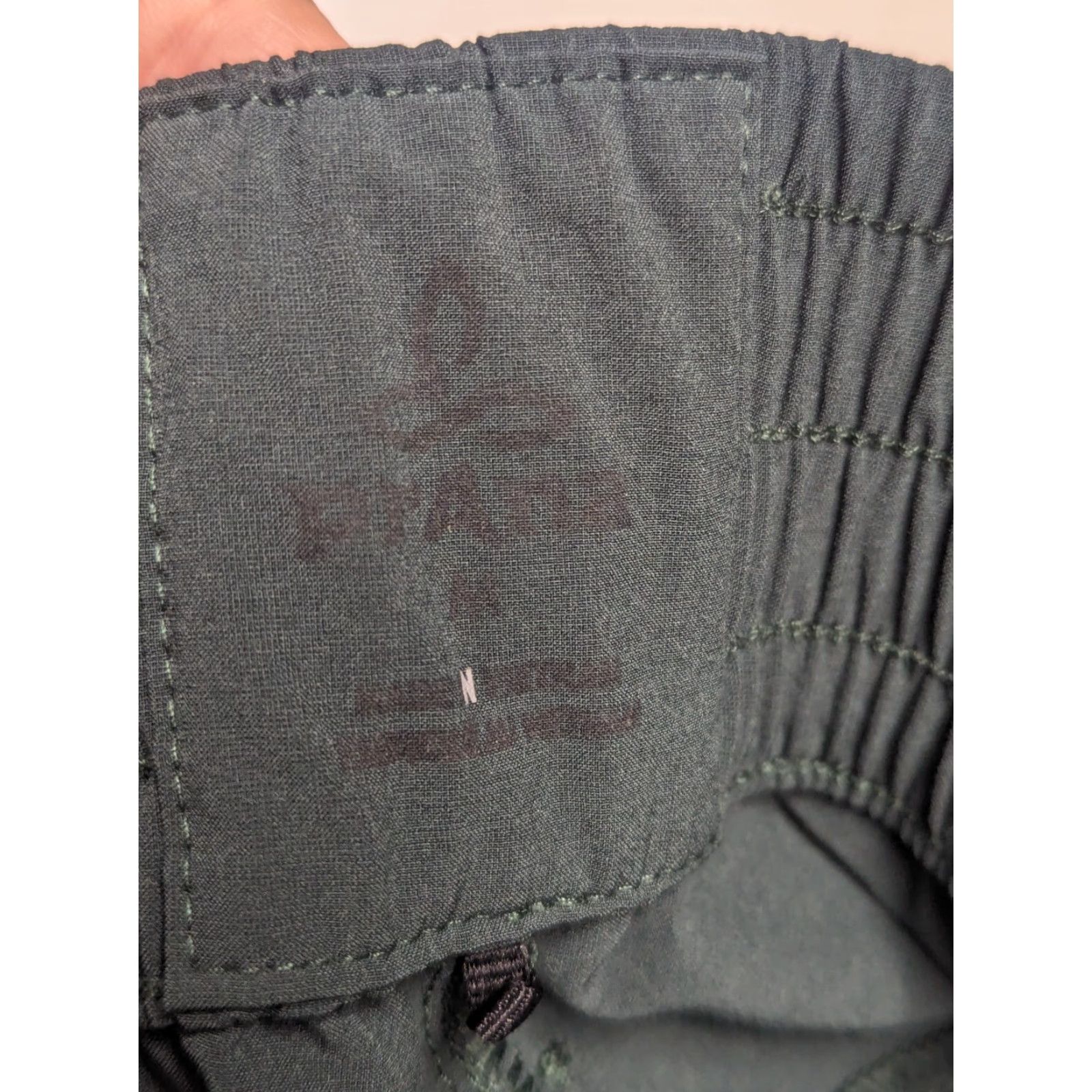 Prana VINTAGE Pr Ana Kinetic Capri Jogger Womens M Green Cargo Cropped Athletic Pants Size 32" / US 10 / IT 46 - 6 Thumbnail